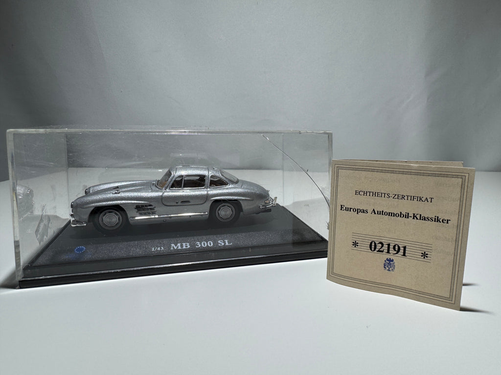 1:43 American Mint Mercedes-Benz 300 SL Silber Limited Edition OVP #319