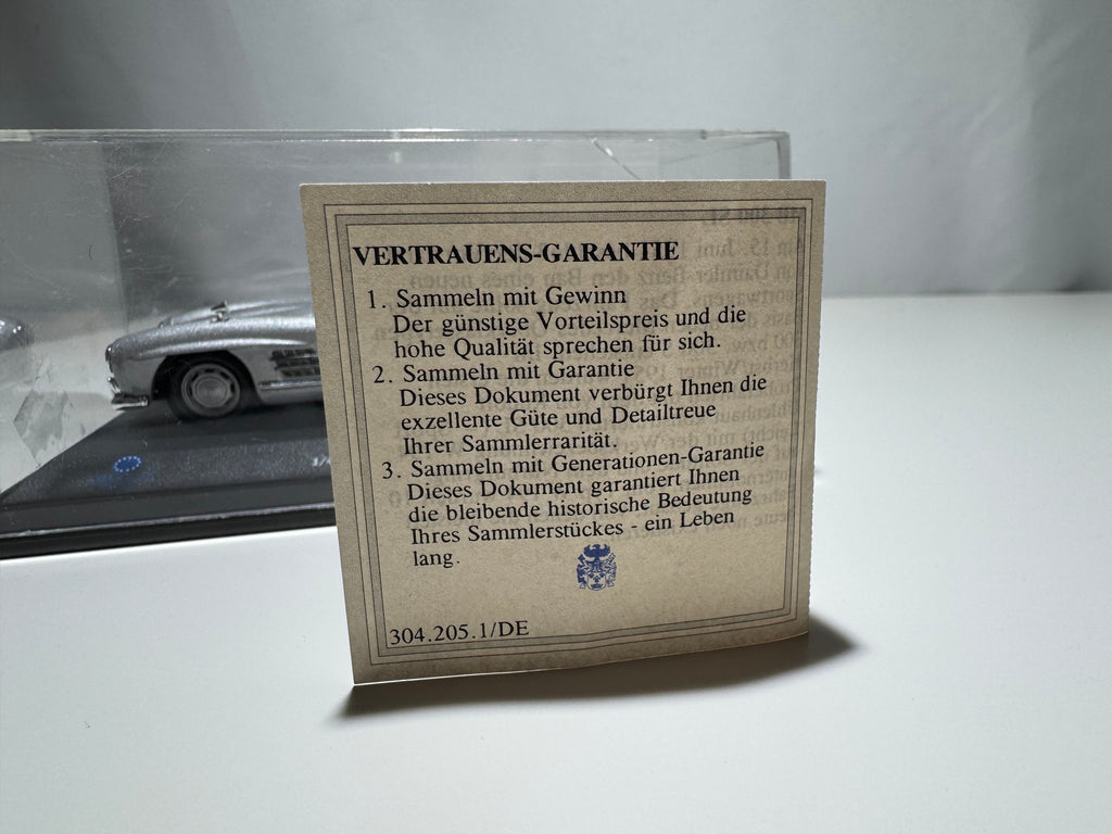 1:43 American Mint Mercedes-Benz 300 SL Silber Limited Edition OVP #319