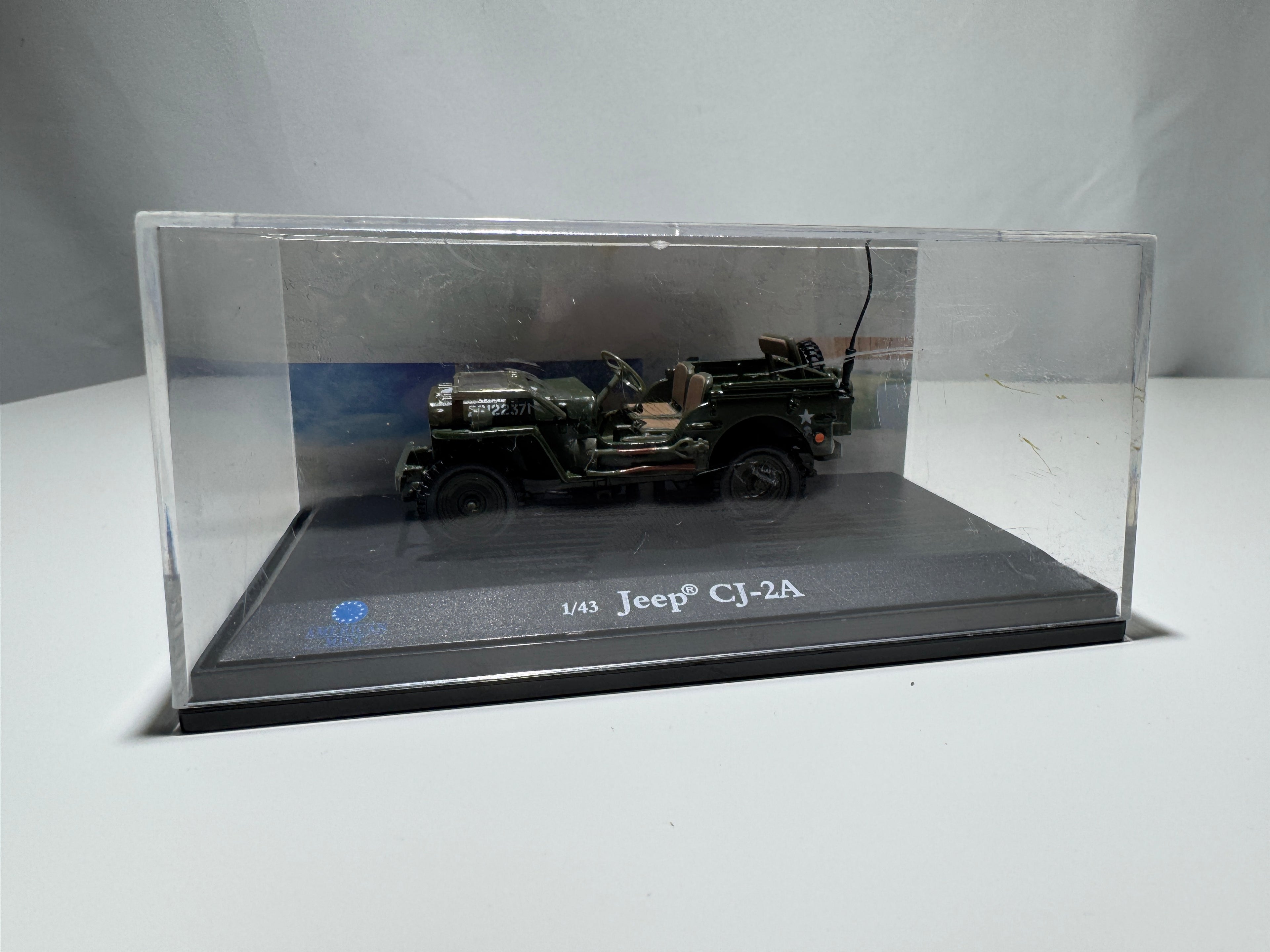 1:43 American Mint Willys Jeep CJ-2A  Militär OVP #320