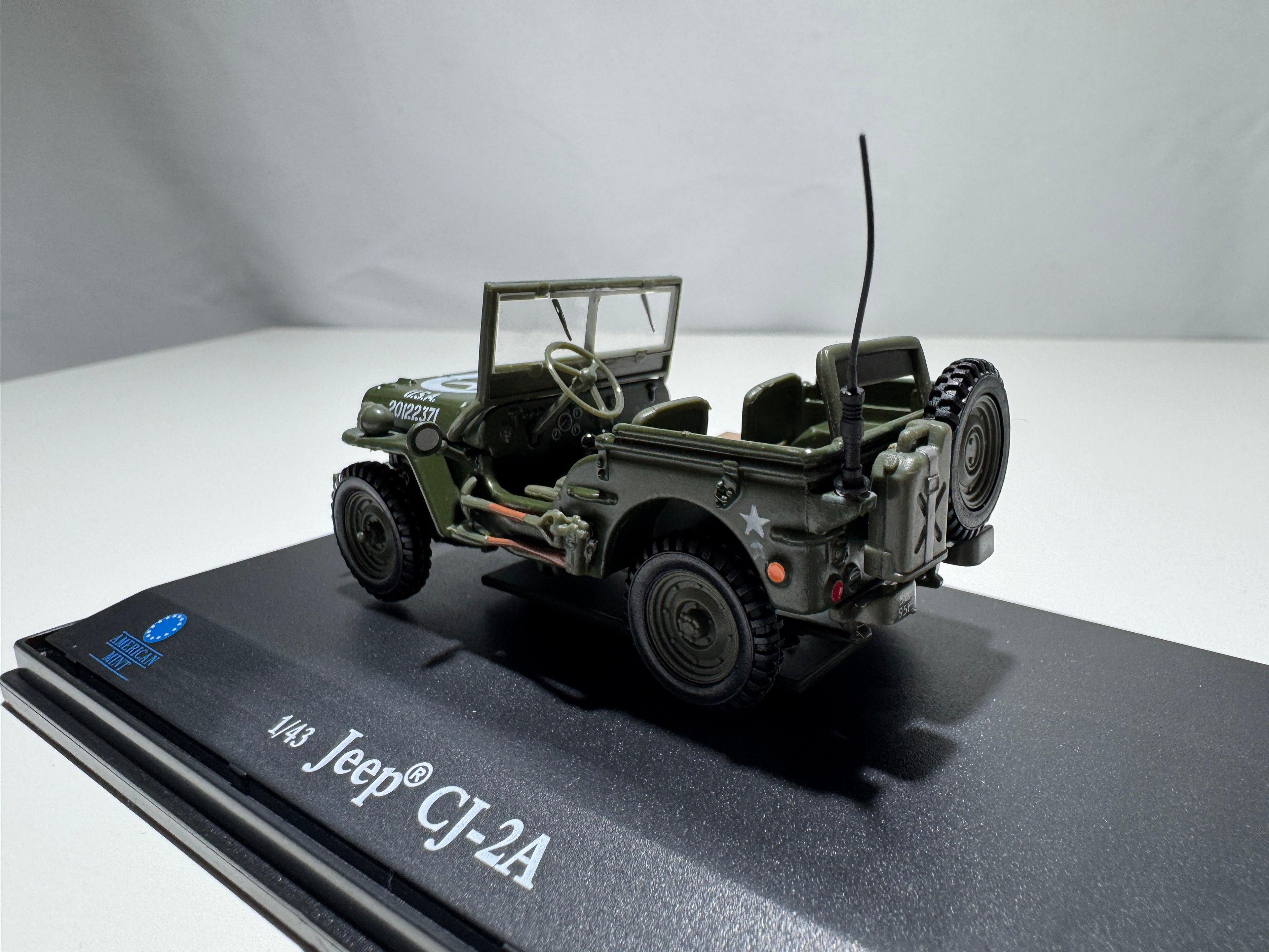 1:43 American Mint Willys Jeep CJ-2A  Militär OVP #320