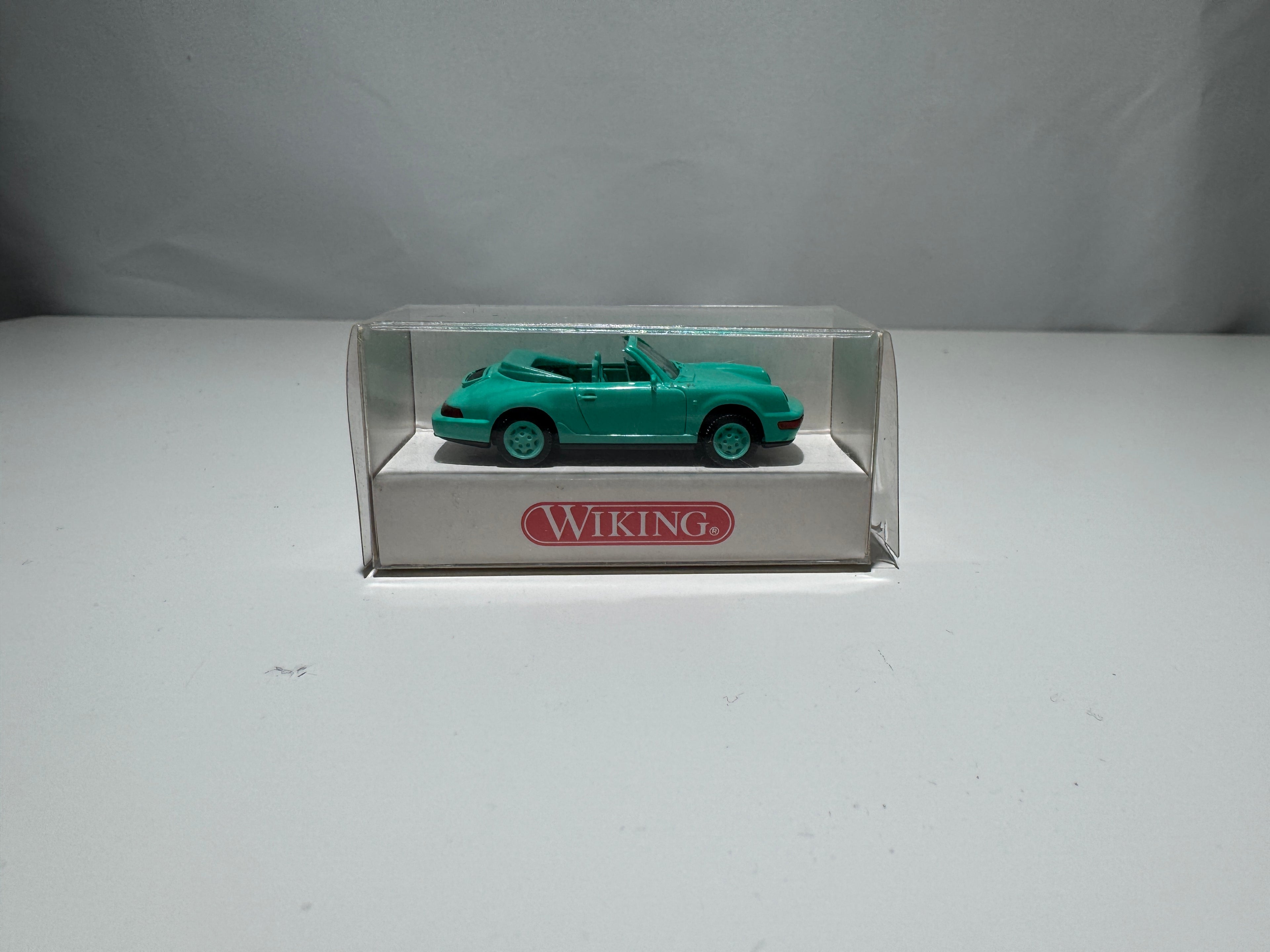 1:87 Wiking Porsche Cabriolet Mintgrün OVP #351