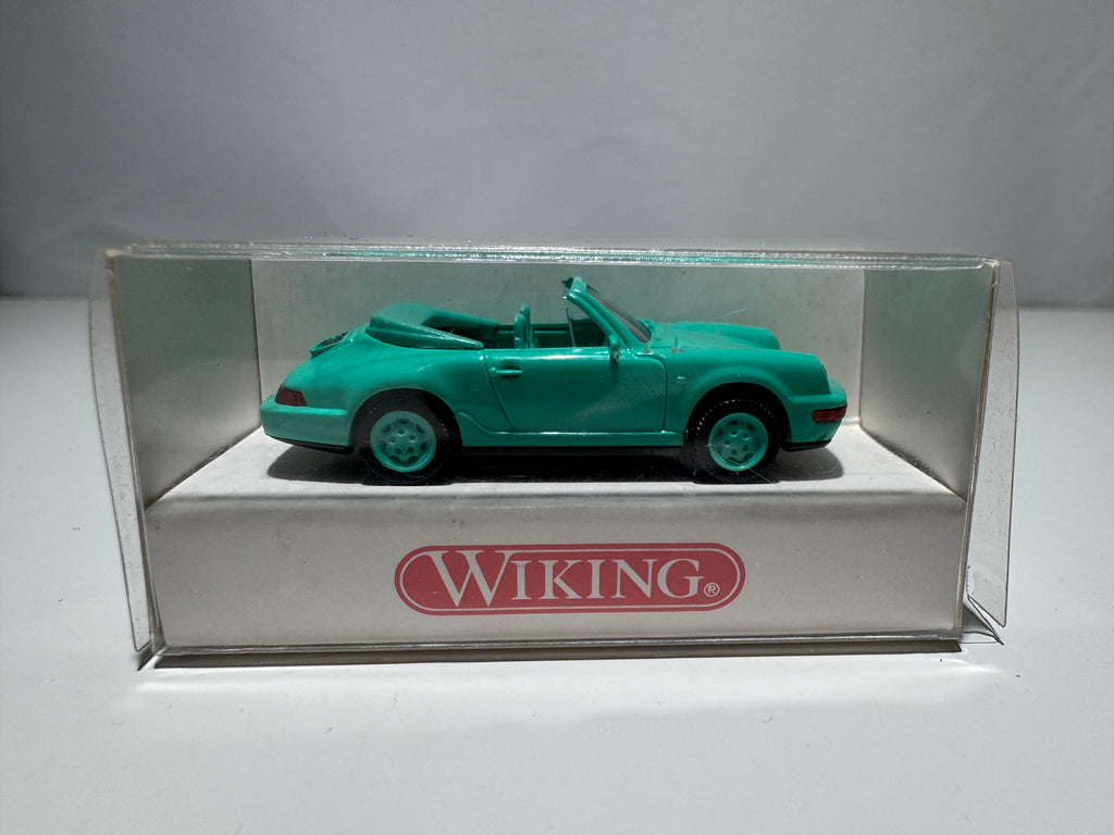 1:87 Wiking Porsche Cabriolet Mintgrün OVP #351