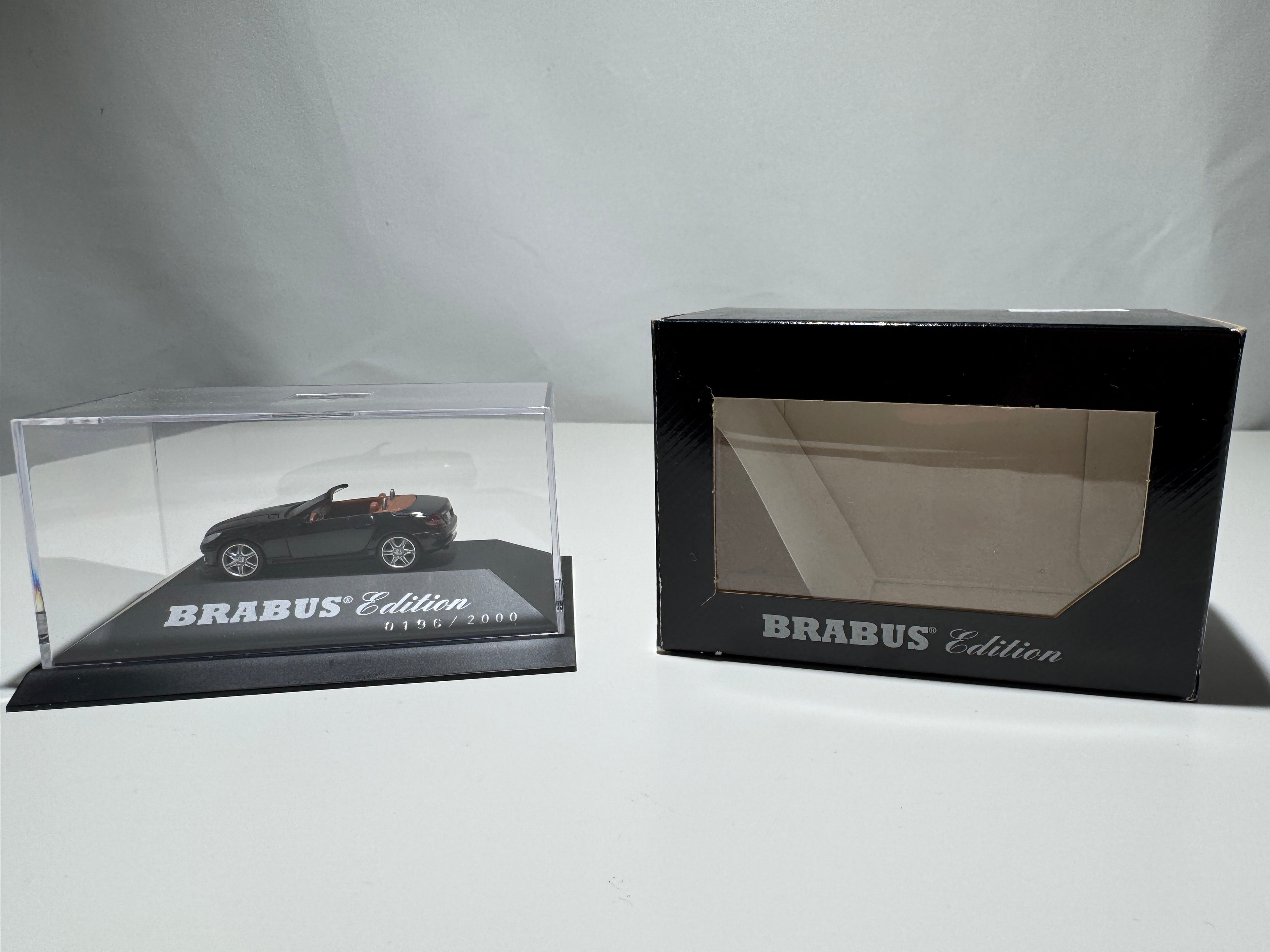 1:87 Herpa Brabus Edition Mercedes-Benz SLK 6.1 Schwarz OVP #379