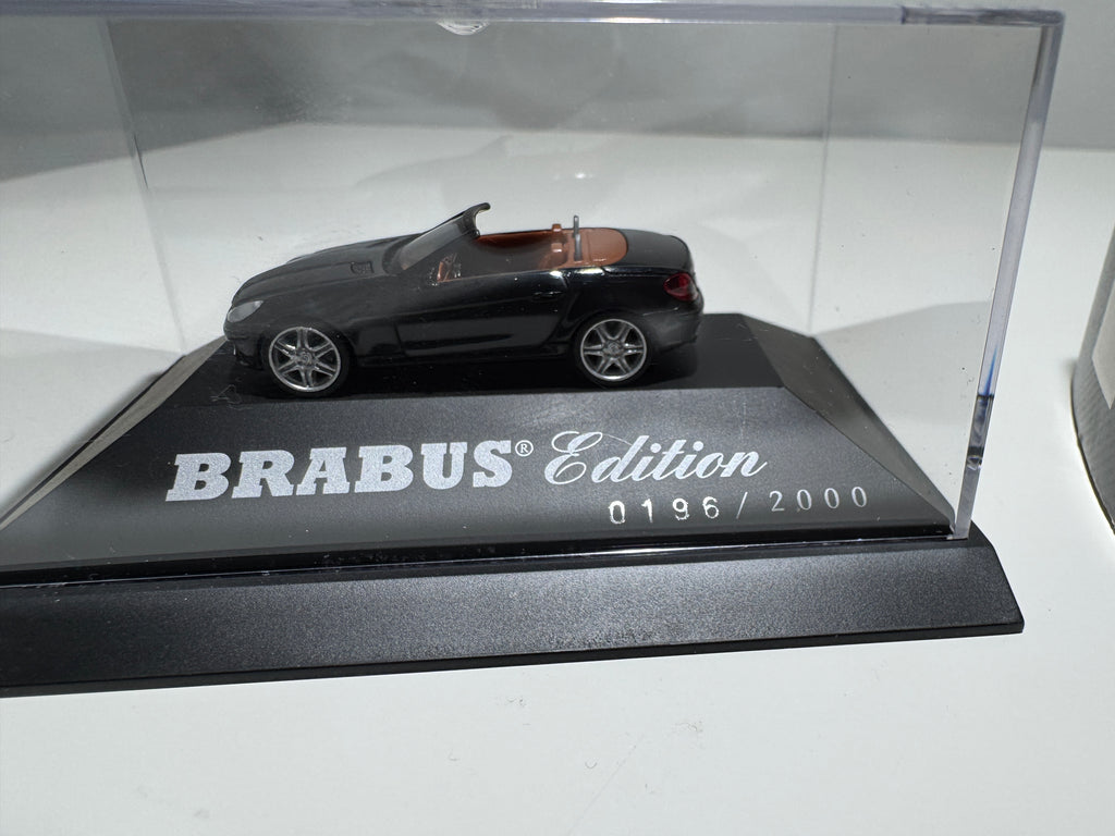 1:87 Herpa Brabus Edition Mercedes-Benz SLK 6.1 Schwarz OVP #379