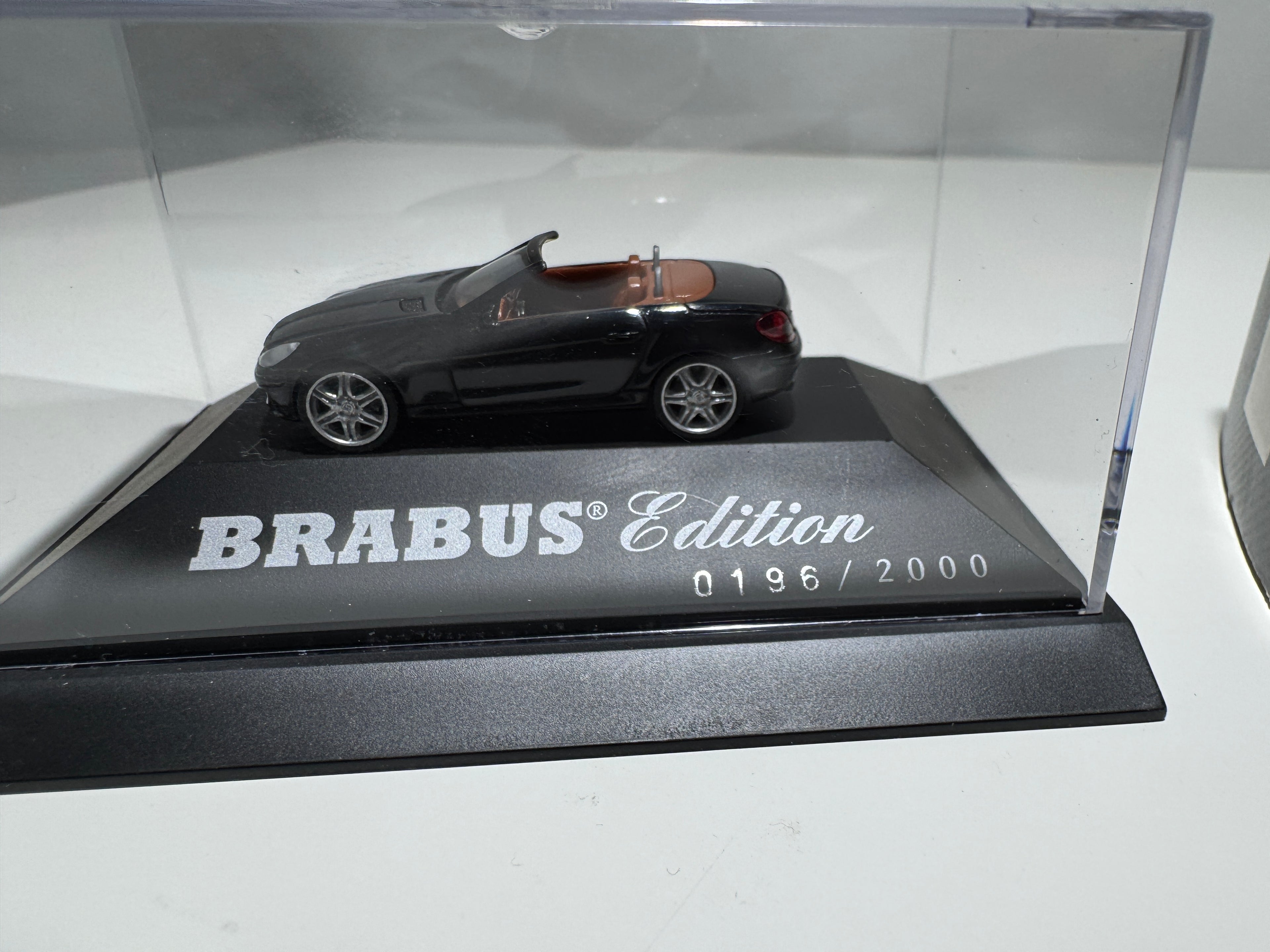 1:87 Herpa Brabus Edition Mercedes-Benz SLK 6.1 Schwarz OVP #379