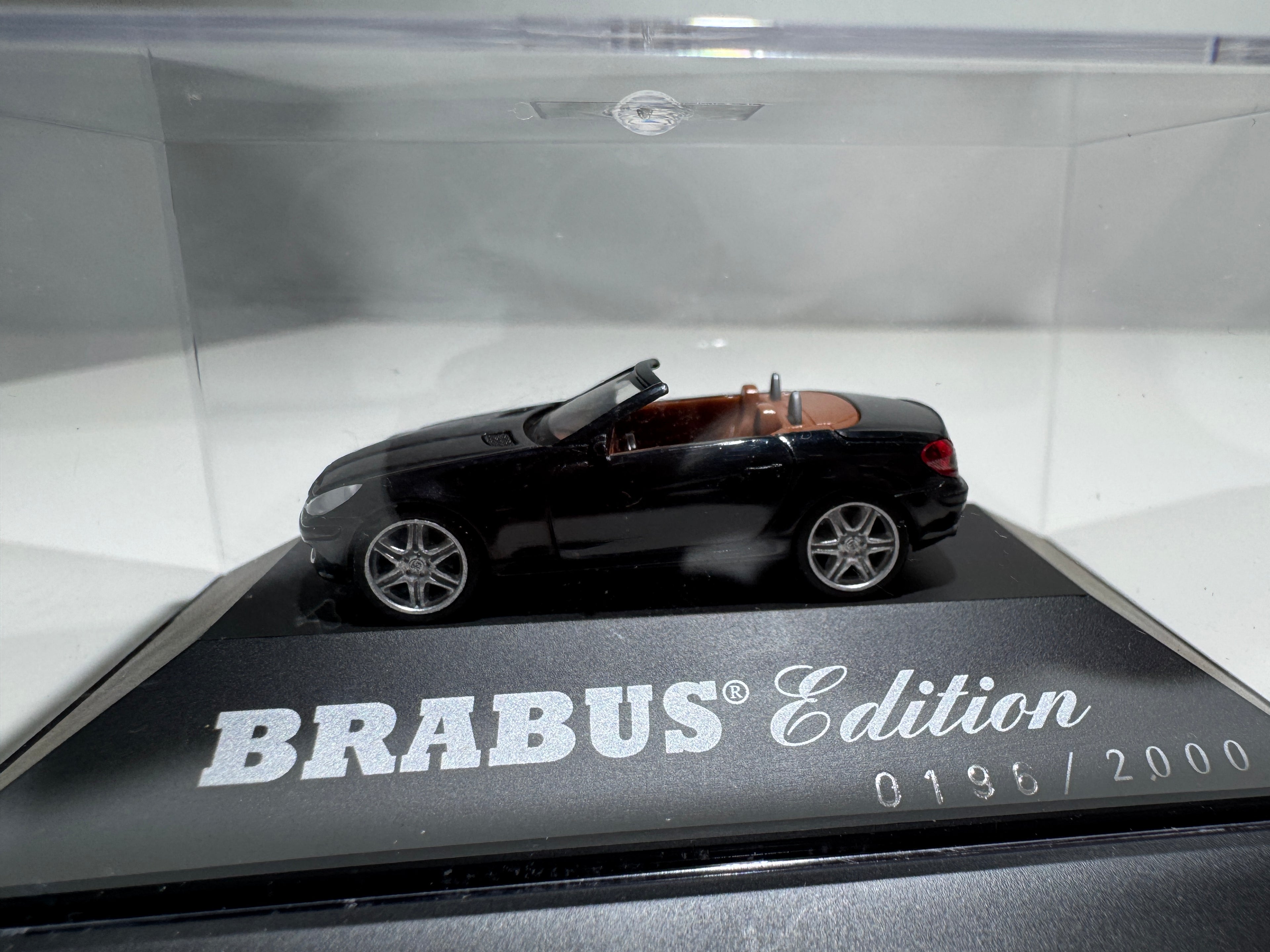 1:87 Herpa Brabus Edition Mercedes-Benz SLK 6.1 Schwarz OVP #379