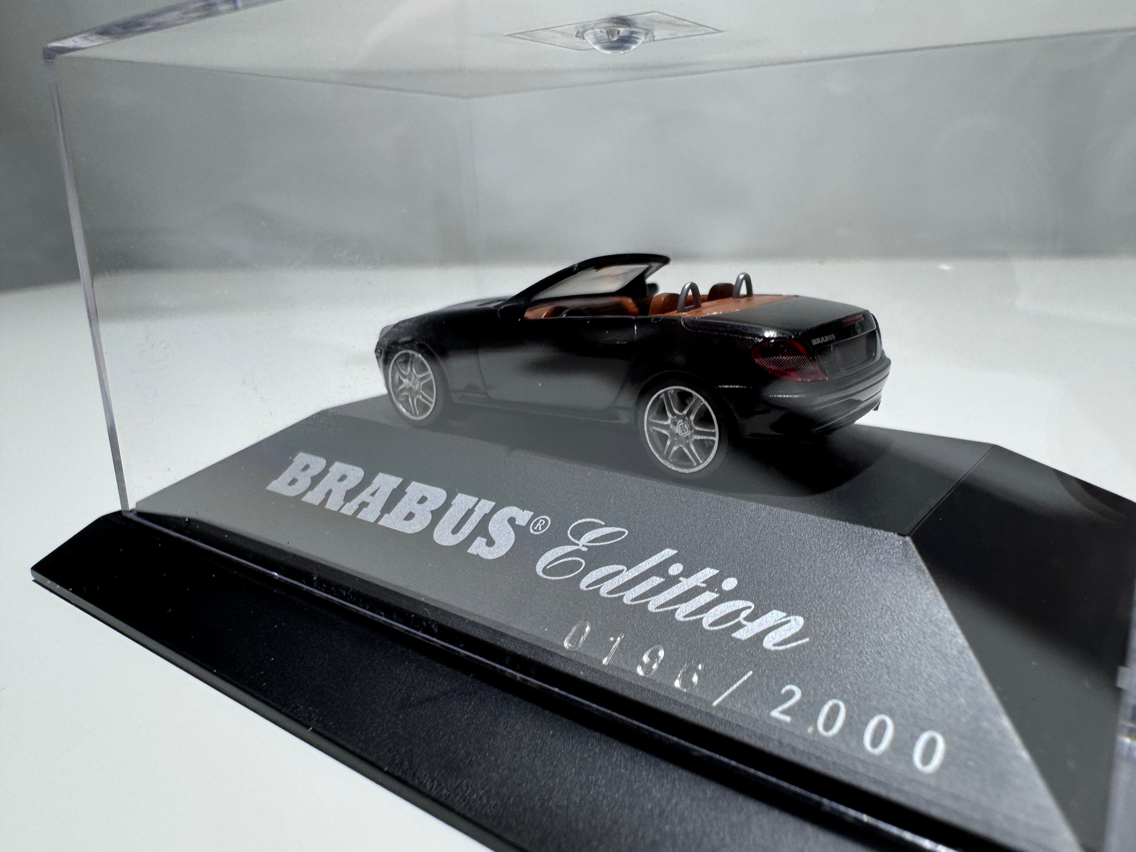 1:87 Herpa Brabus Edition Mercedes-Benz SLK 6.1 Schwarz OVP #379