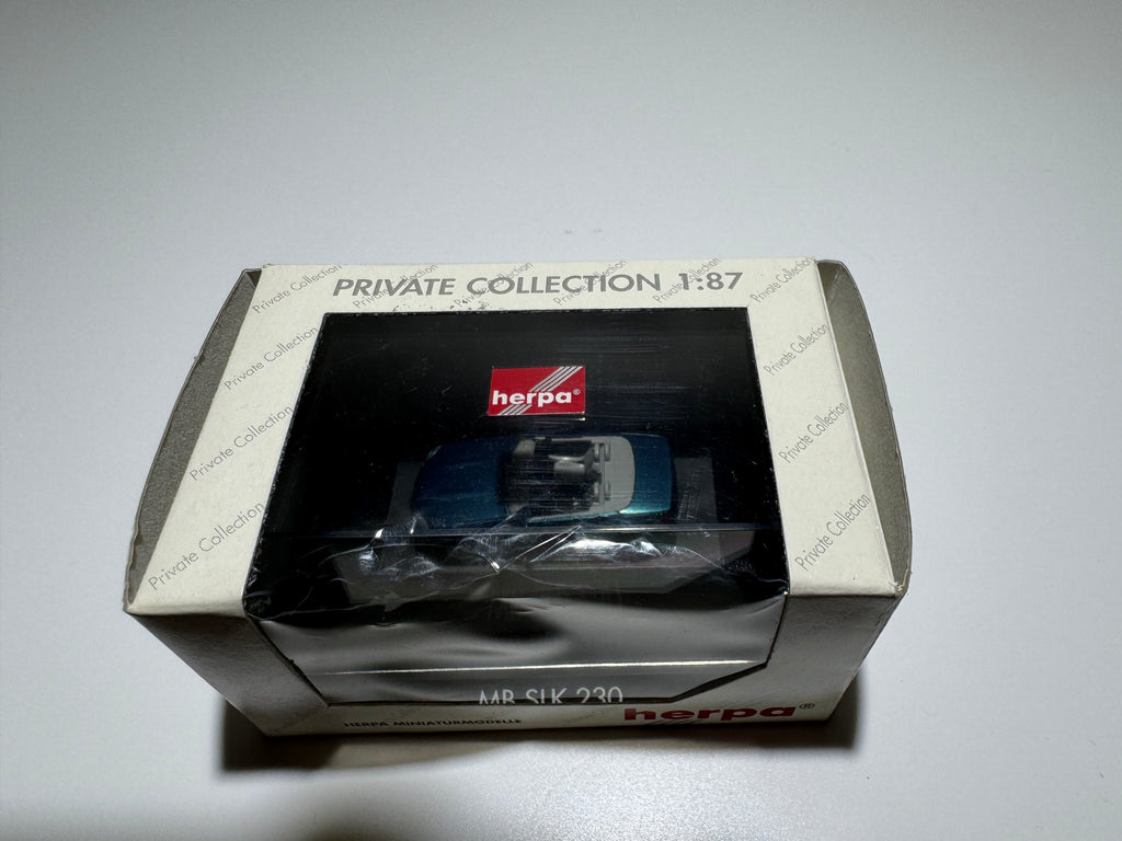 1:87 Herpa Mercedes-Benz SLK Roadster R170 Blau Private Collection OVP #381