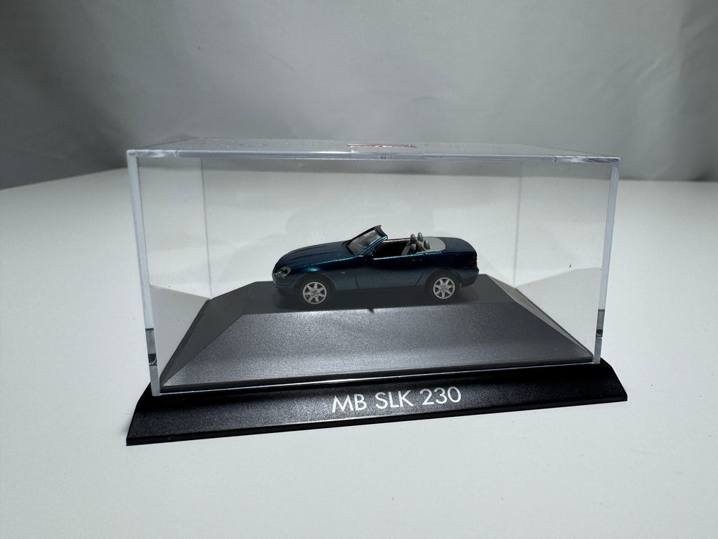 1:87 Herpa Mercedes-Benz SLK Roadster R170 Blau Private Collection OVP #381