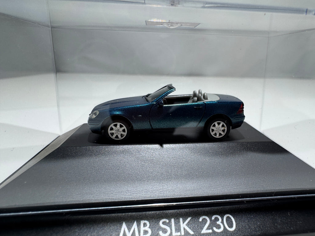 1:87 Herpa Mercedes-Benz SLK Roadster R170 Blau Private Collection OVP #381