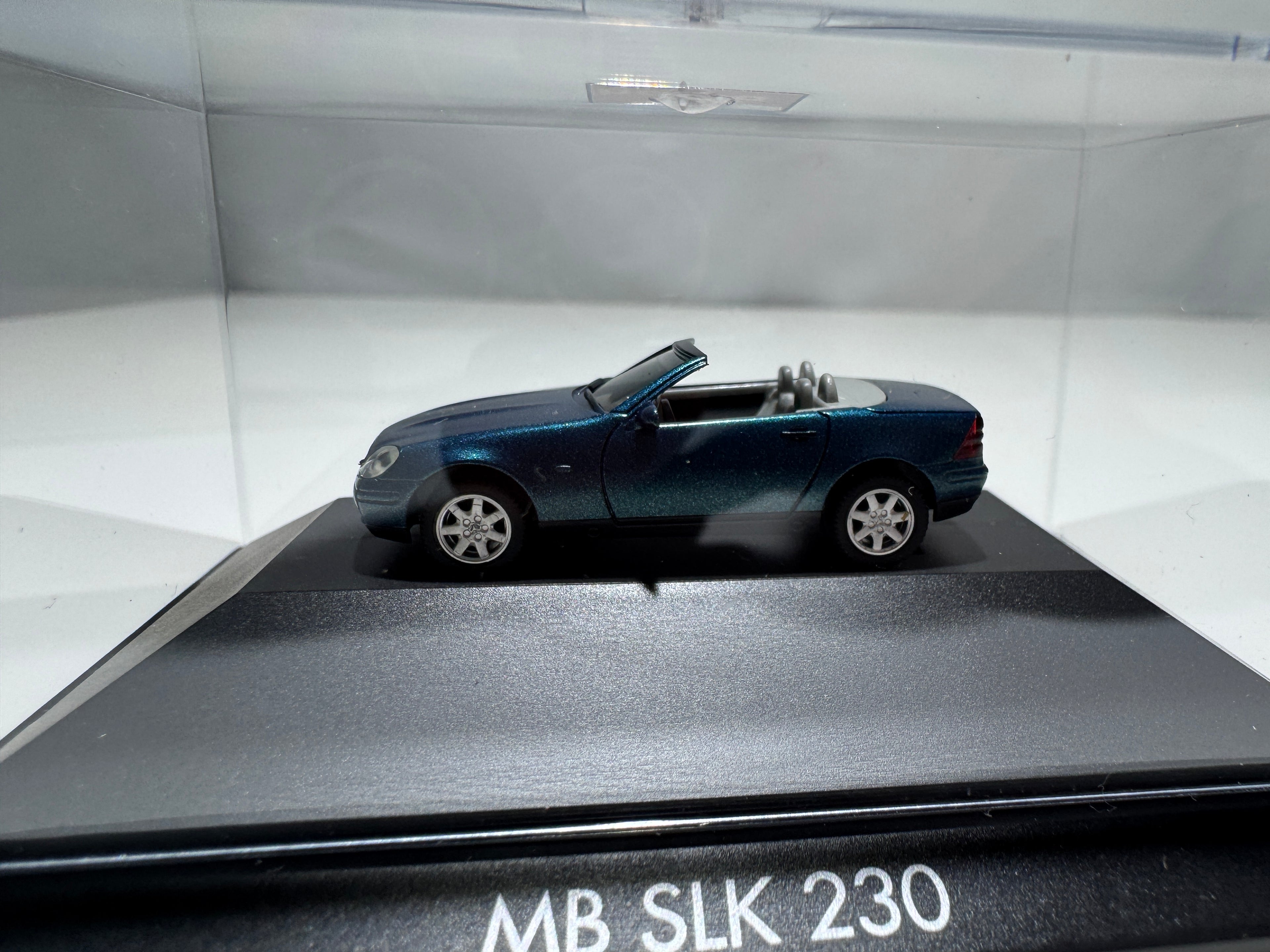 1:87 Herpa Mercedes-Benz SLK Roadster R170 Blau Private Collection OVP #381