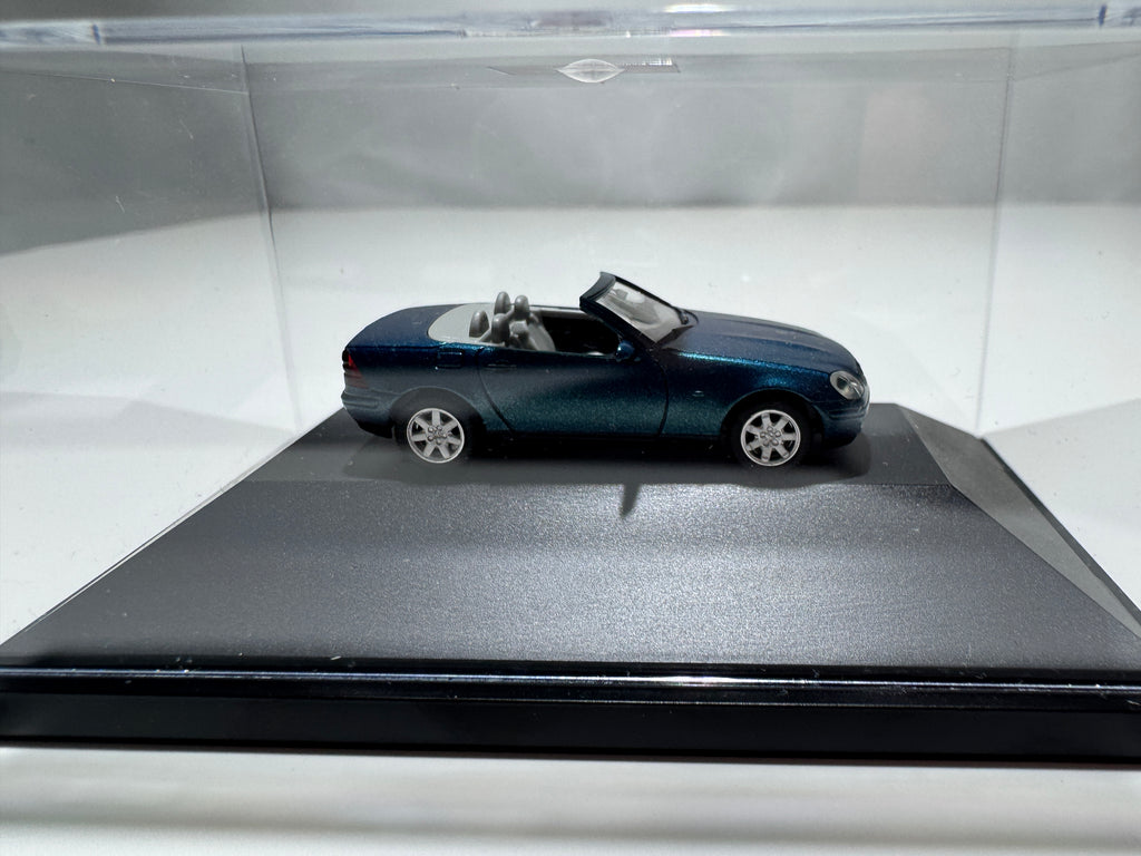 1:87 Herpa Mercedes-Benz SLK Roadster R170 Blau Private Collection OVP #381