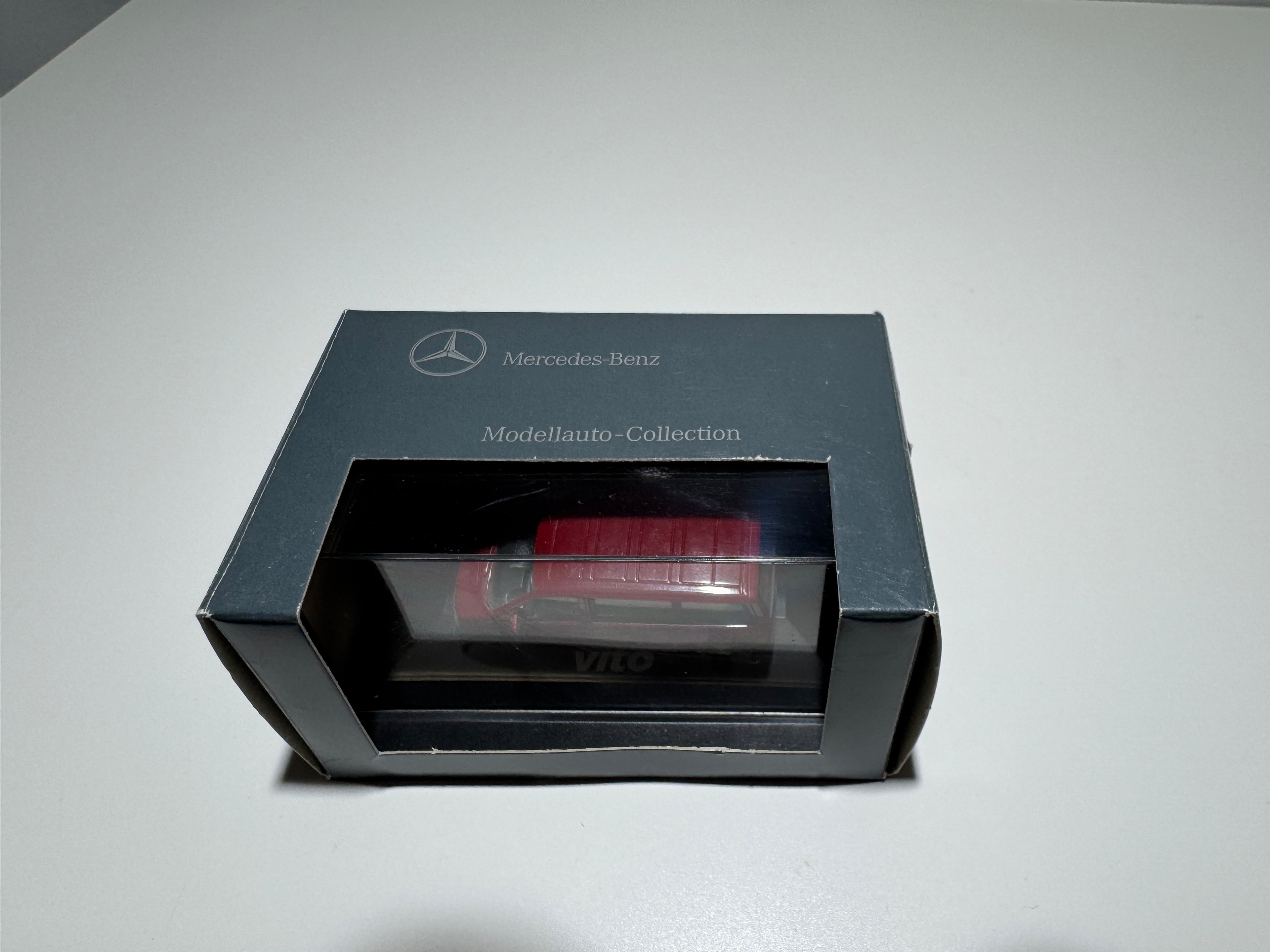 1:87 Herpa Händlermodelle Mercedes-Benz Vito W638 Bus Rot OVP #383
