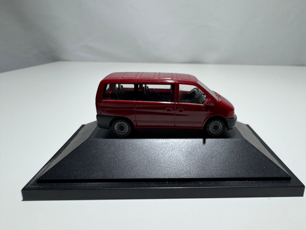 1:87 Herpa Händlermodelle Mercedes-Benz Vito W638 Bus Rot OVP #383