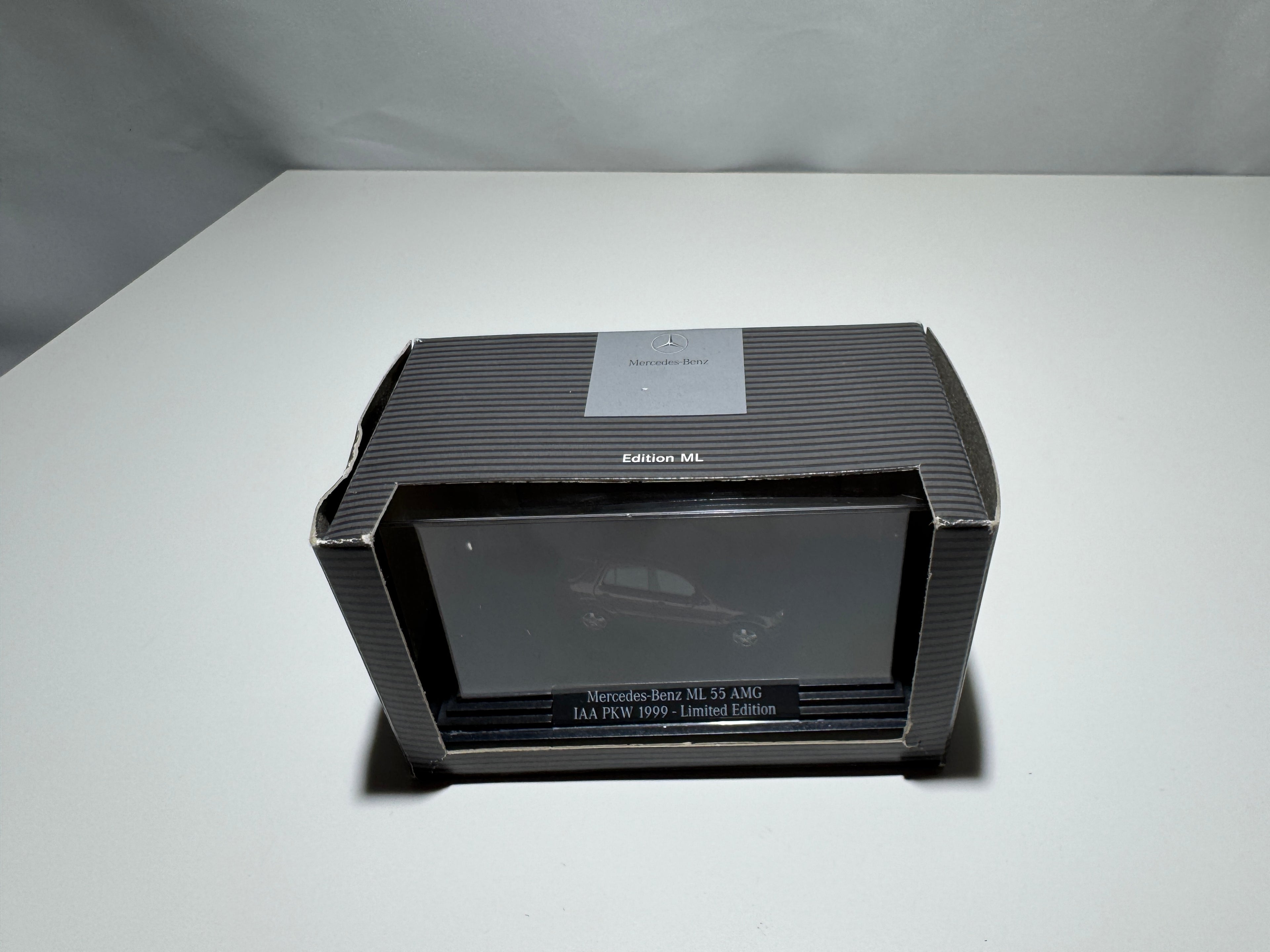 1:87 Busch Händlermodelle Mercedes-Benz ML55 AMG IAA 1999-Limited Edition Dunkelrot OVP #384