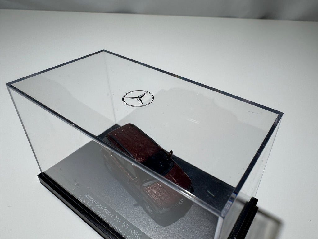 1:87 Busch Händlermodelle Mercedes-Benz ML55 AMG IAA 1999-Limited Edition Dunkelrot OVP #384