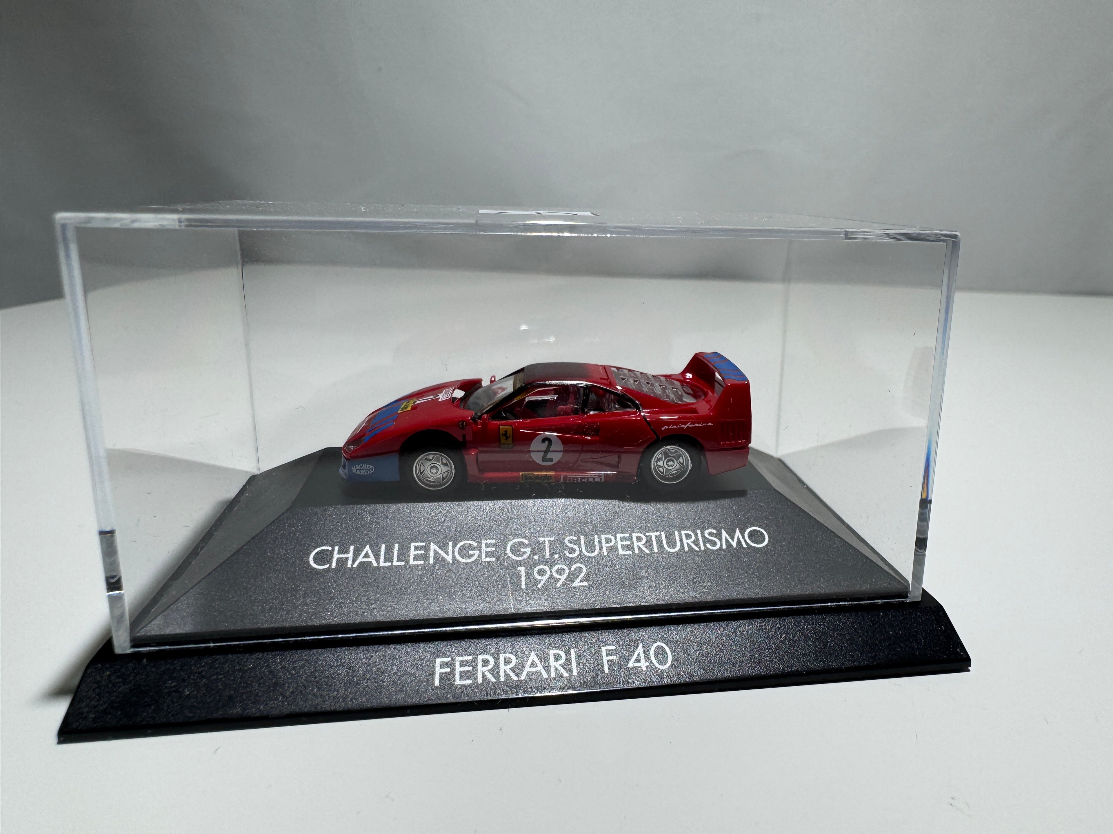 1:87 Herpa Exclusiv Ferrari F40 Challenge G.T. Superturismo 1992 Rot OVP #389