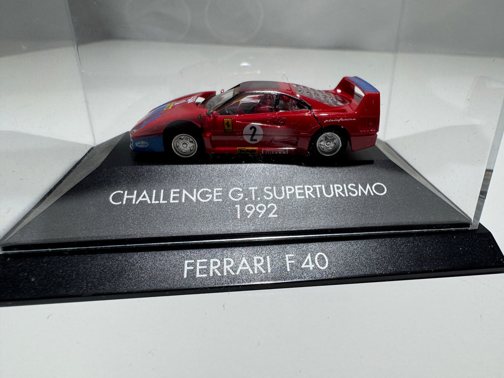 1:87 Herpa Exclusiv Ferrari F40 Challenge G.T. Superturismo 1992 Rot OVP #389