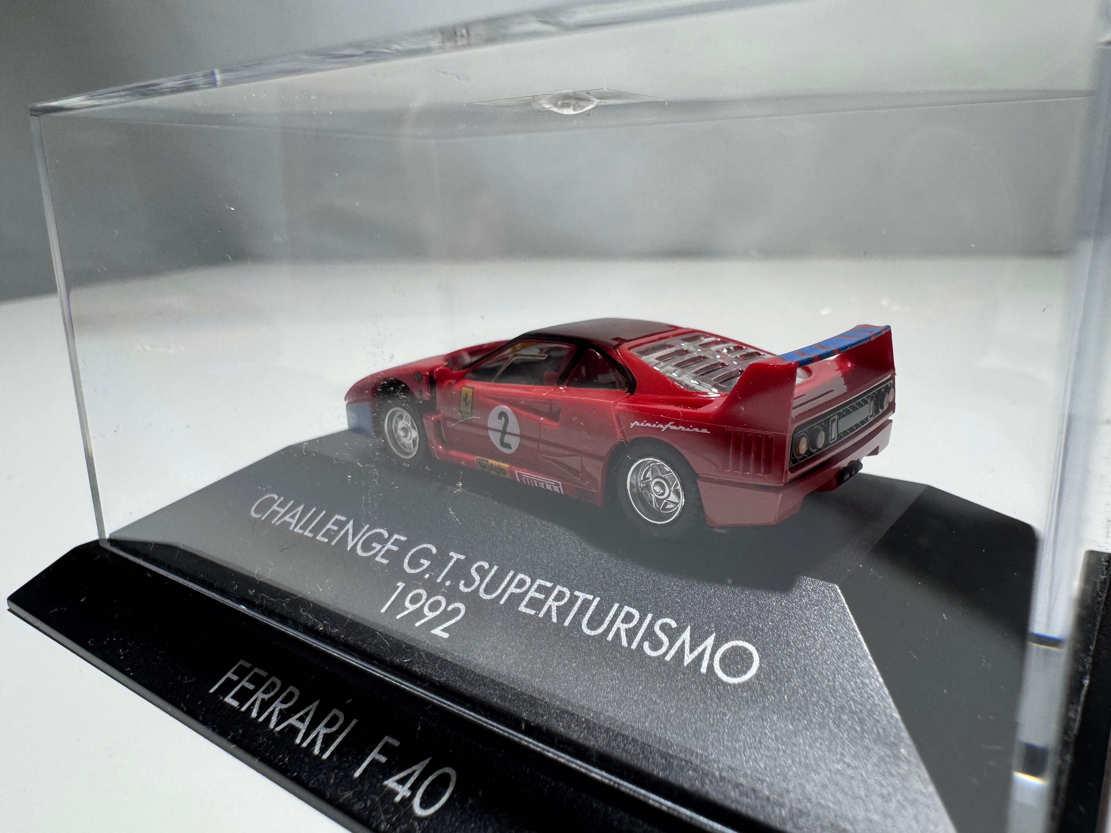 1:87 Herpa Exclusiv Ferrari F40 Challenge G.T. Superturismo 1992 Rot OVP #389