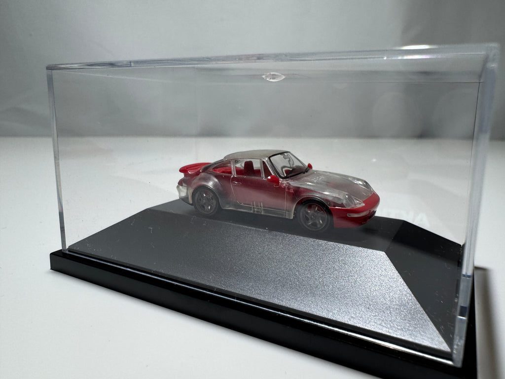 1:87 Herpa Exclusiv Porsche 911 Turbo Aktionmodell NR.1 Transparent OVP #392