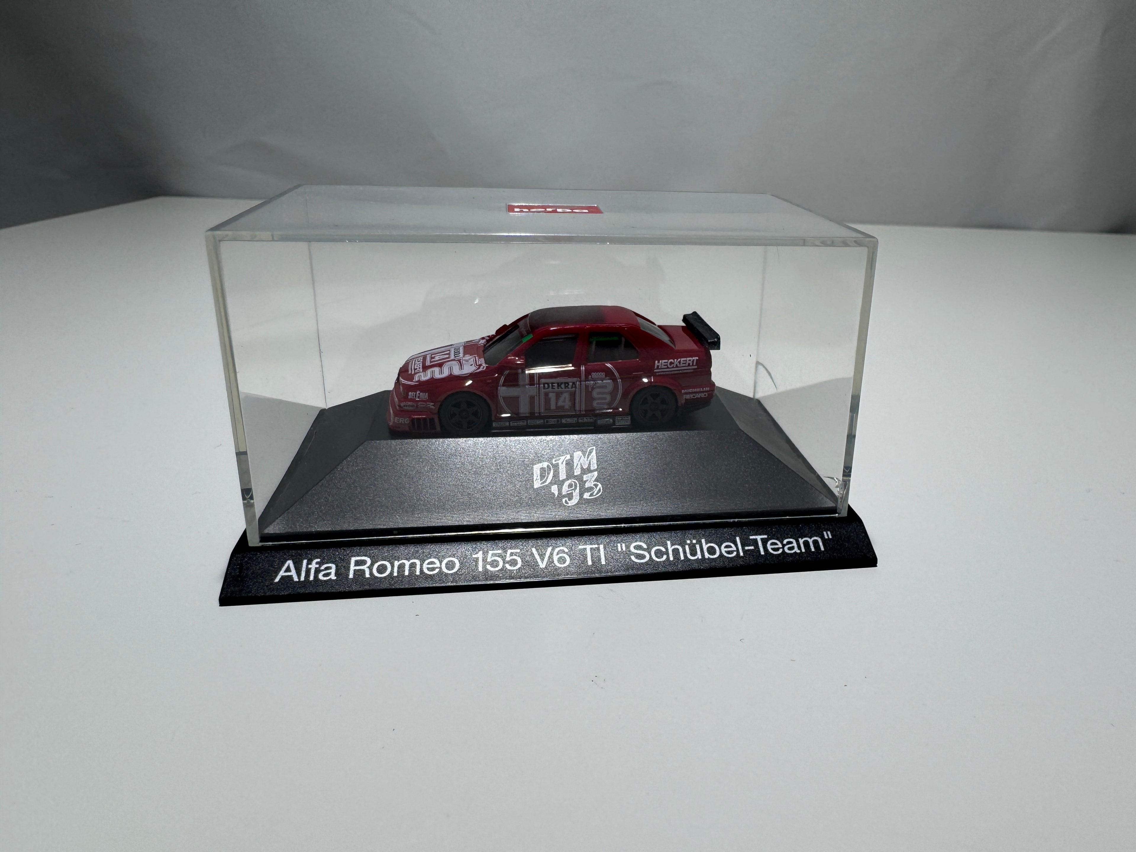 1:87 Herpa Private Collection Alfa Romeo 155 V6 TI Schübel-Team DTM 1993 OVP #393