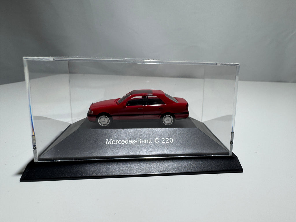 1:87 Herpa Händlermodelle Mercedes-Benz C220 W202 Rot OVP #395