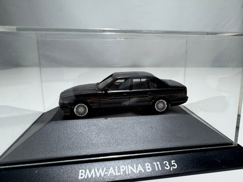 1:87 Herpa Exclusiv BMW Alpina B11 3.5 Schwarz OVP #397