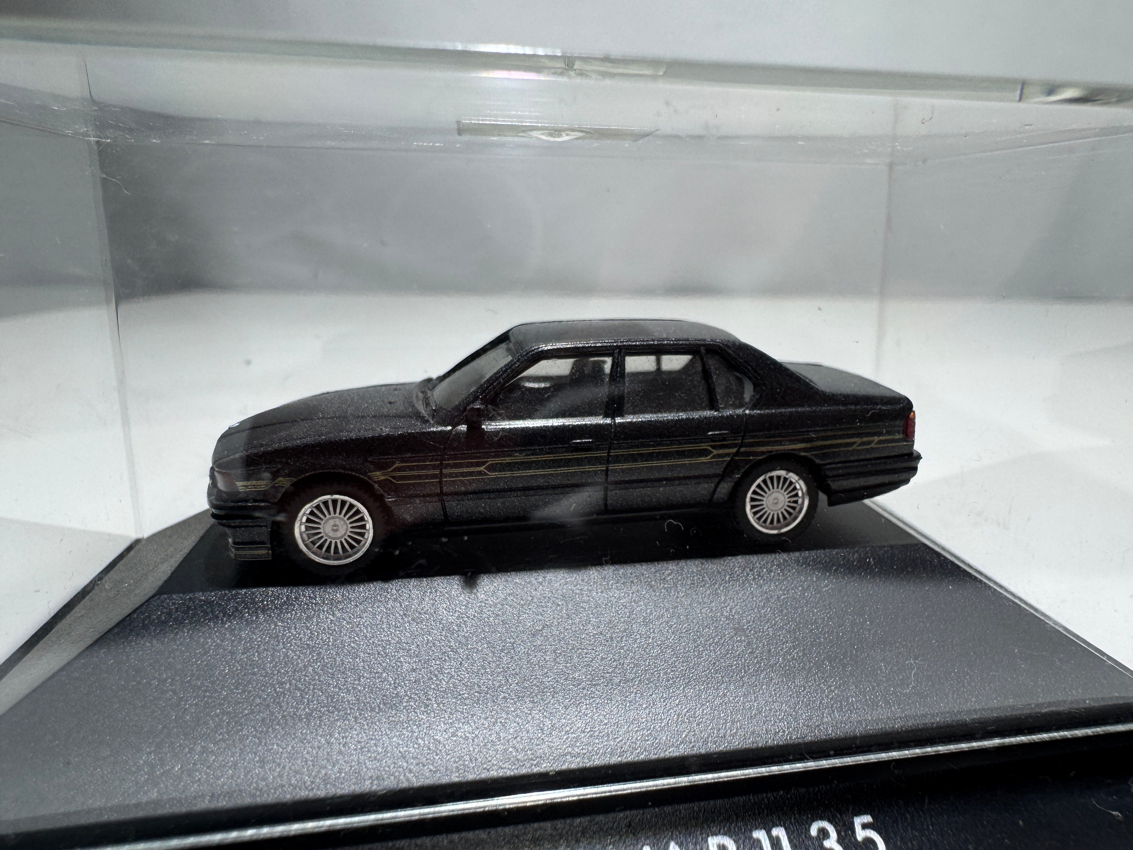 1:87 Herpa Exclusiv BMW Alpina B11 3.5 Schwarz OVP #397