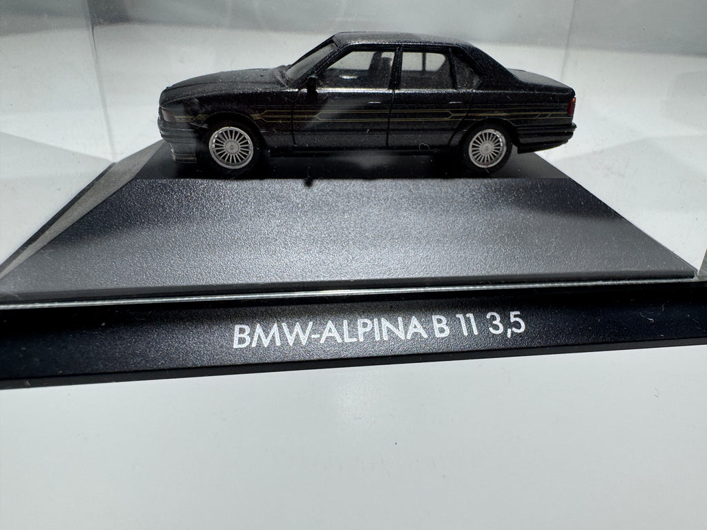 1:87 Herpa Exclusiv BMW Alpina B11 3.5 Schwarz OVP #397