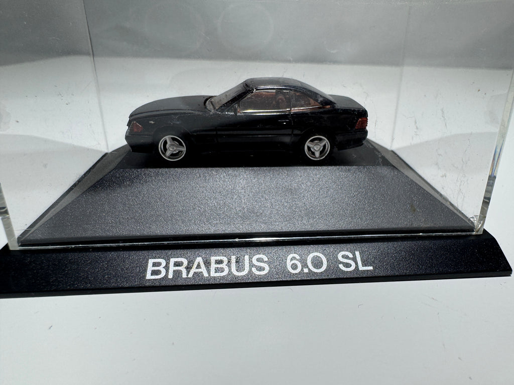 1:87 Herpa Exclusiv Mercedes-Benz Brabus 6.0 SL Schwarz OVP #399