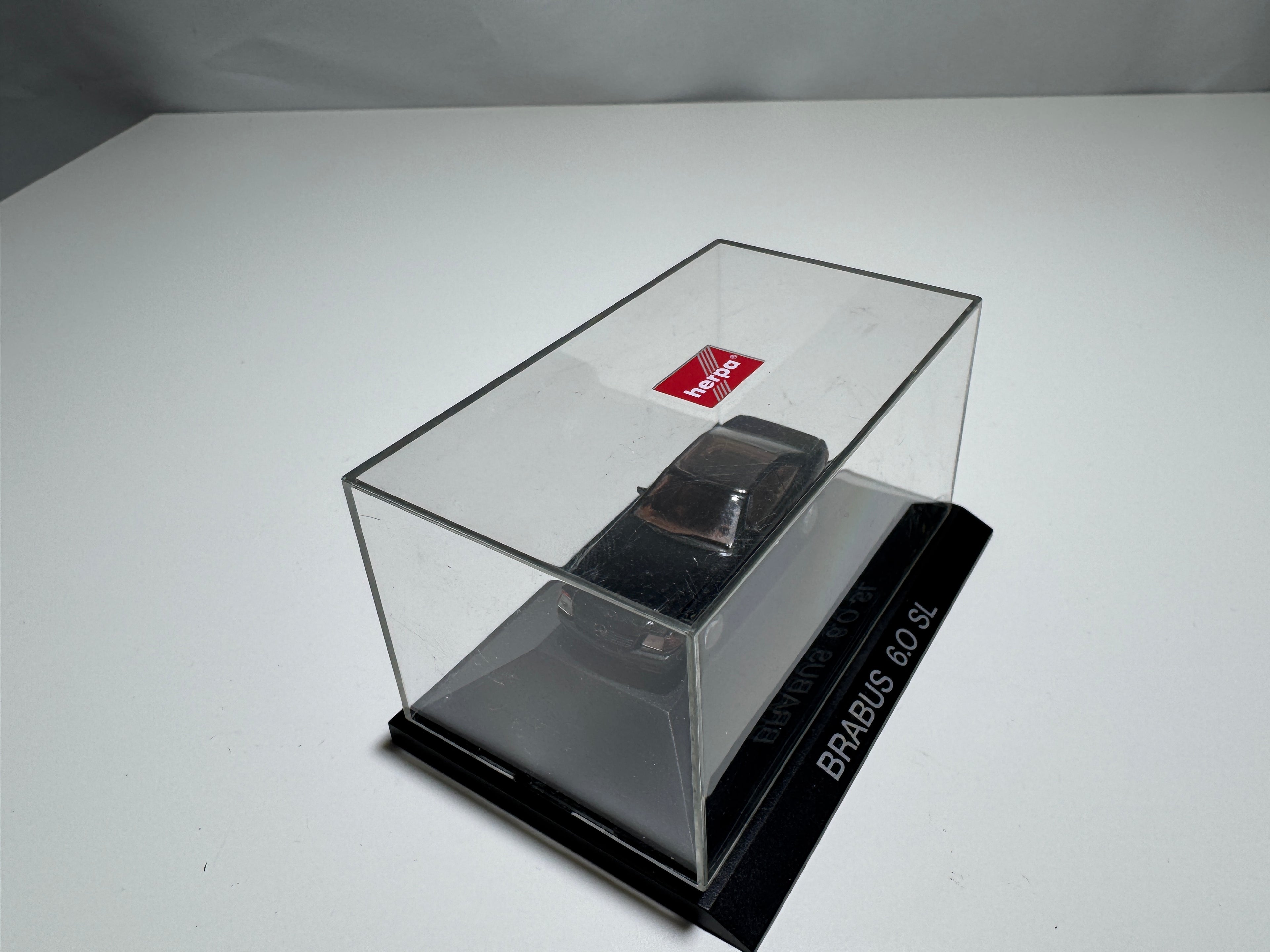 1:87 Herpa Exclusiv Mercedes-Benz Brabus 6.0 SL Schwarz OVP #399