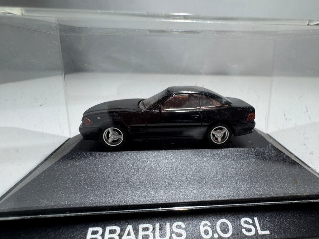 1:87 Herpa Exclusiv Mercedes-Benz Brabus 6.0 SL Schwarz OVP #399