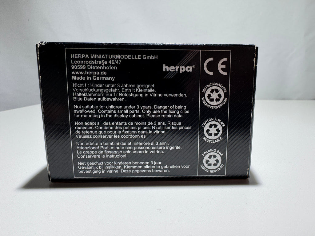 1:87 Herpa Brabus Limited Edition Mercedes-Benz C-Klasse CV8 Schwarz OVP #402