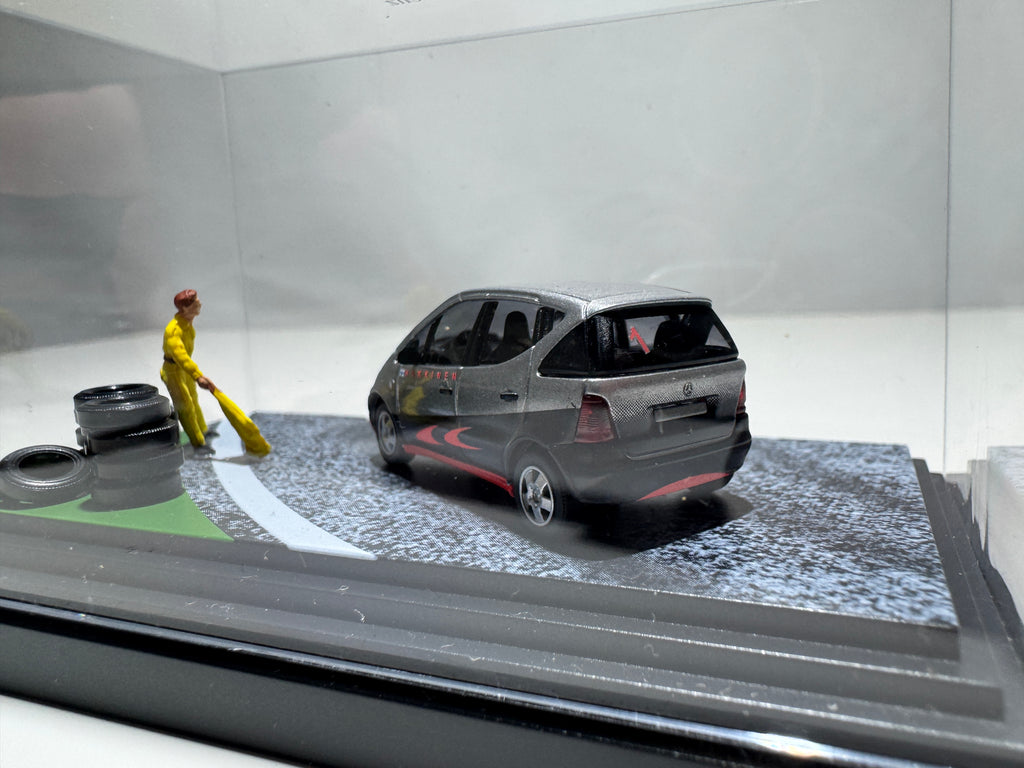 1:87 Busch Händlermodelle Mercedes-Benz A-Klasse Formula 1 Design Diorama OVP #406