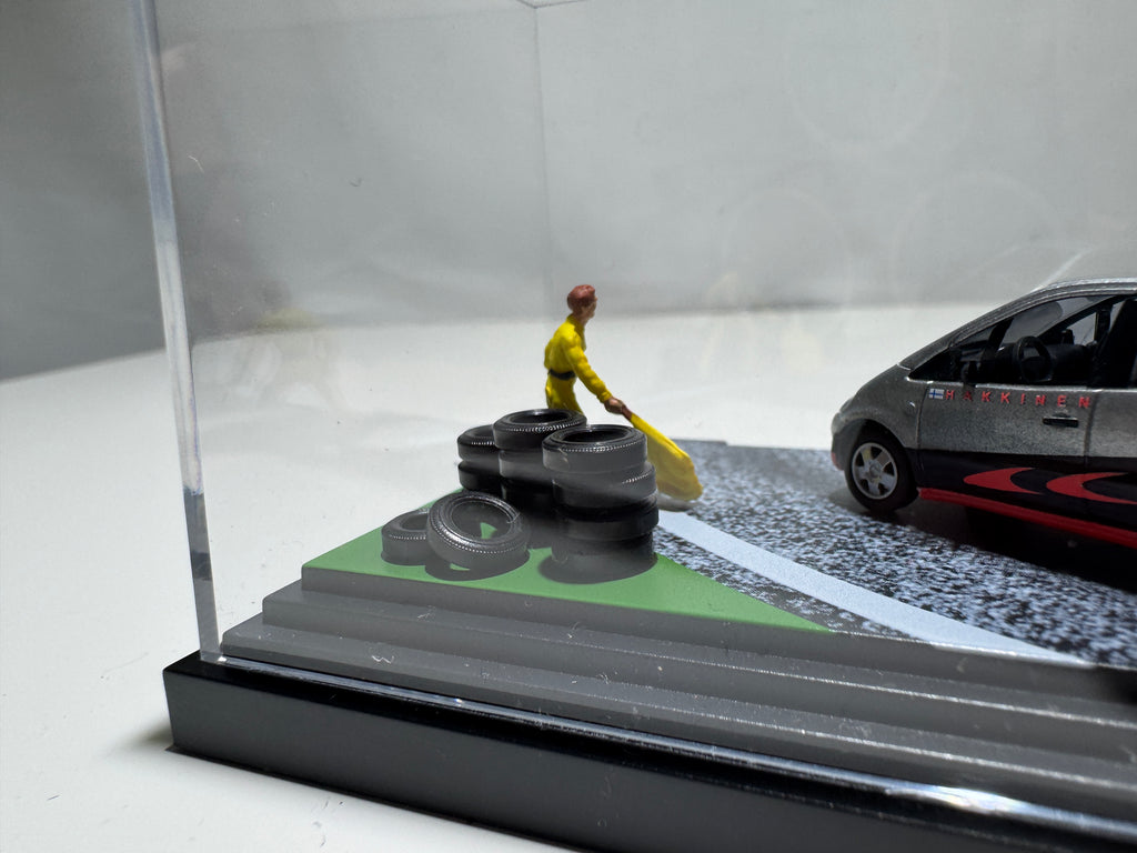 1:87 Busch Händlermodelle Mercedes-Benz A-Klasse Formula 1 Design Diorama OVP #406