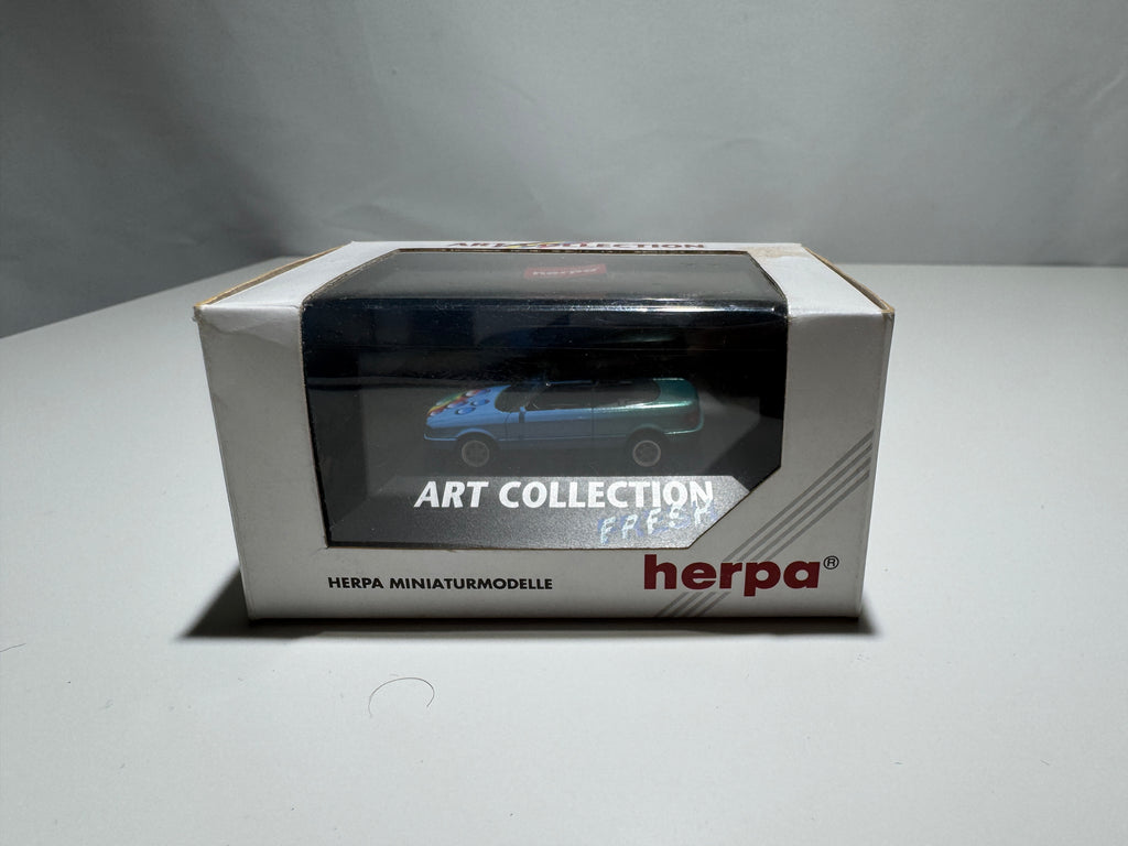 1:87 Herpa Art Collection Audi 80 Cabrio Blau OVP #410