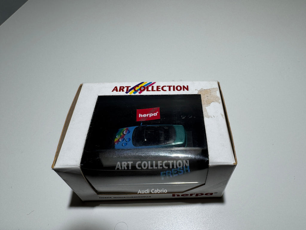 1:87 Herpa Art Collection Audi 80 Cabrio Blau OVP #410