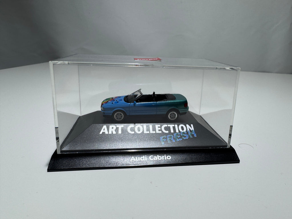 1:87 Herpa Art Collection Audi 80 Cabrio Blau OVP #410