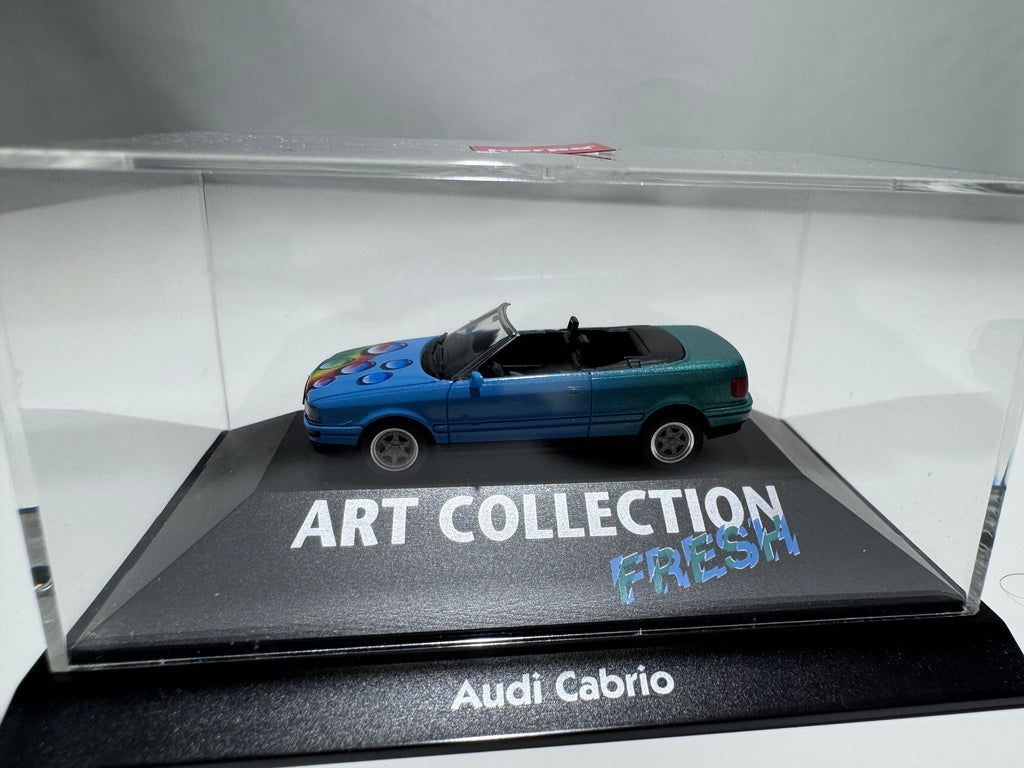 1:87 Herpa Art Collection Audi 80 Cabrio Blau OVP #410