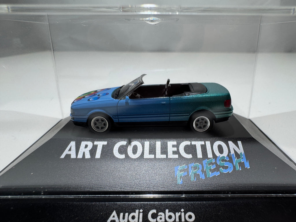 1:87 Herpa Art Collection Audi 80 Cabrio Blau OVP #410