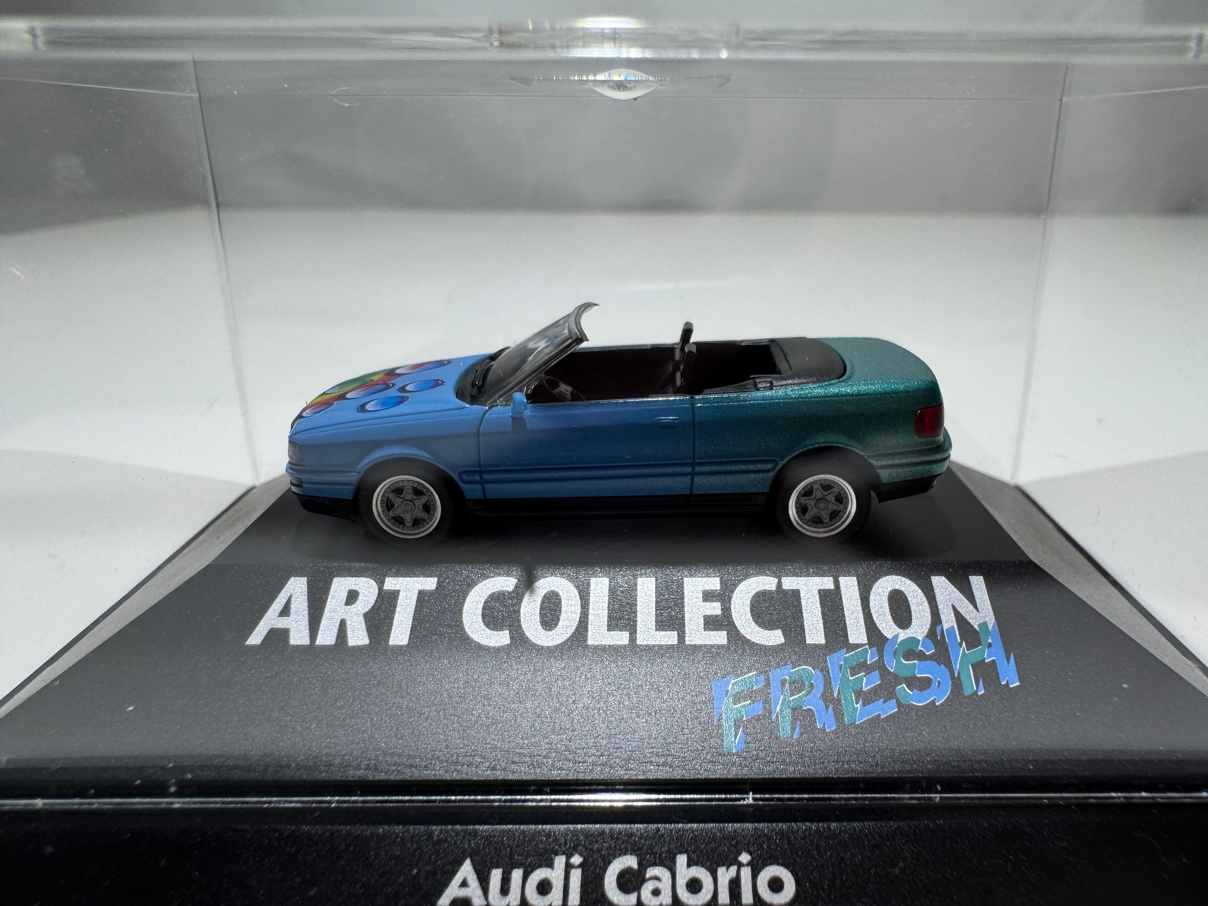 1:87 Herpa Art Collection Audi 80 Cabrio Blau OVP #410