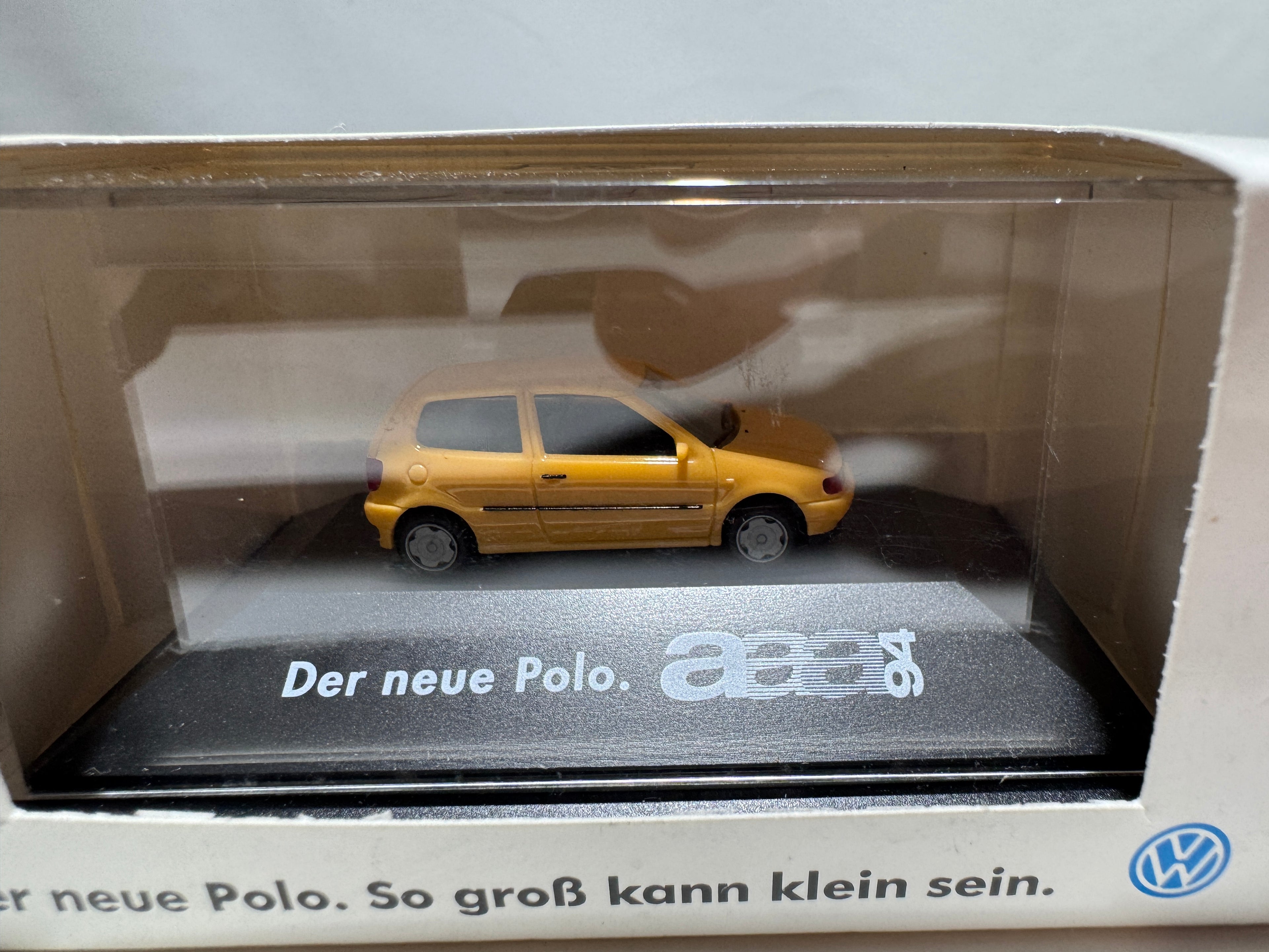 1:87 Herpa Händlermodelle Vw Volkswagen Polo 1994 Gelb OVP #412