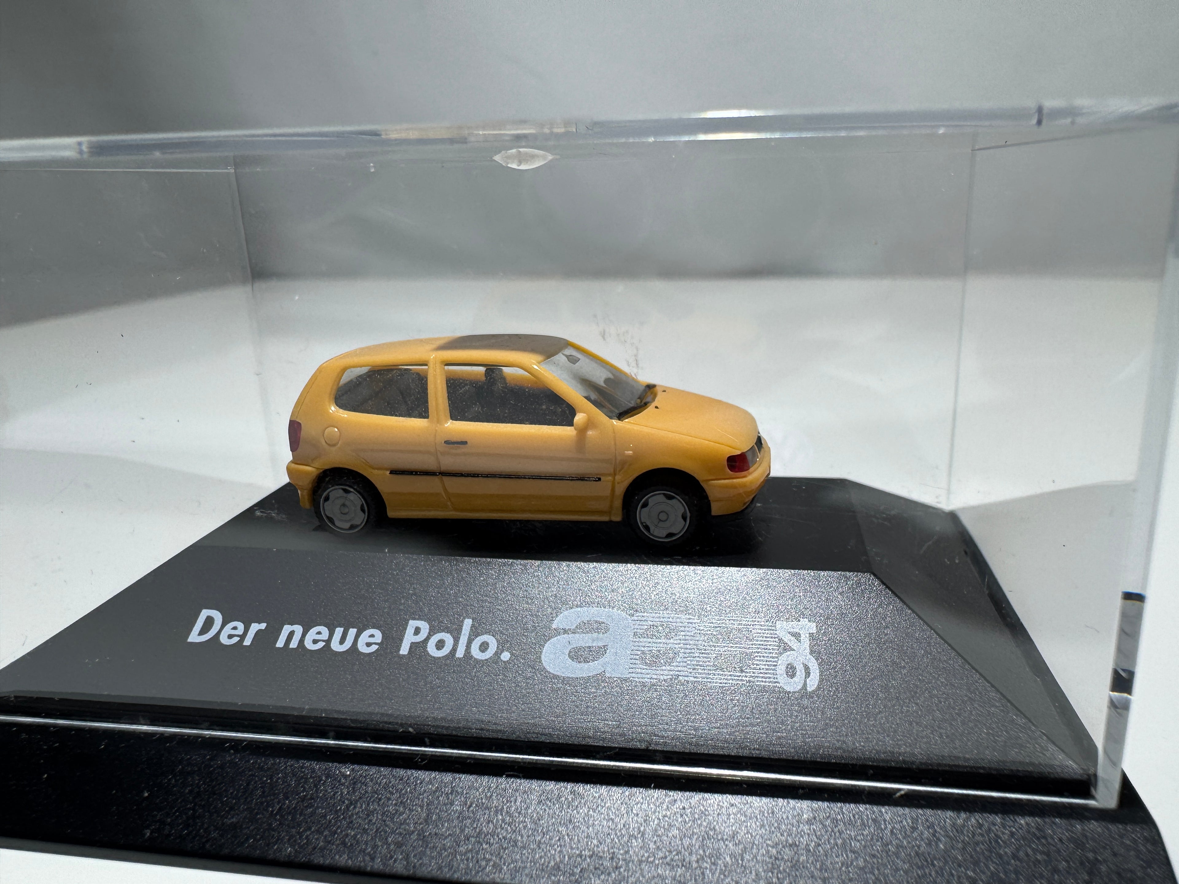 1:87 Herpa Händlermodelle Vw Volkswagen Polo 1994 Gelb OVP #412