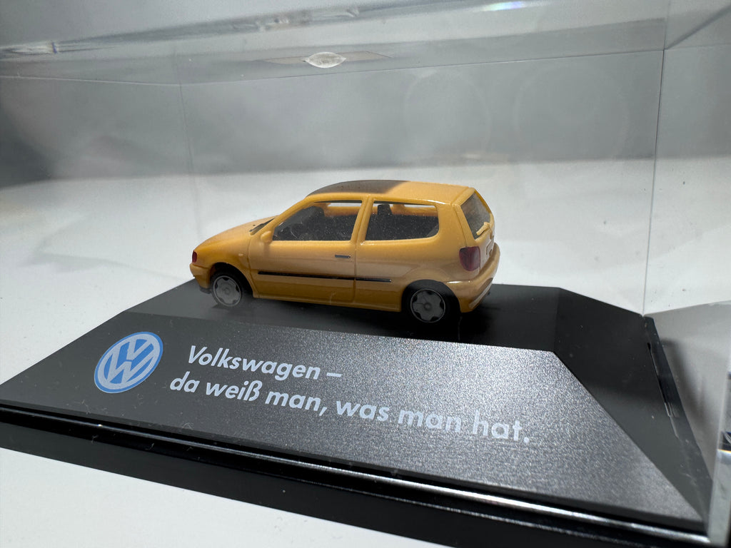 1:87 Herpa Händlermodelle Vw Volkswagen Polo 1994 Gelb OVP #412