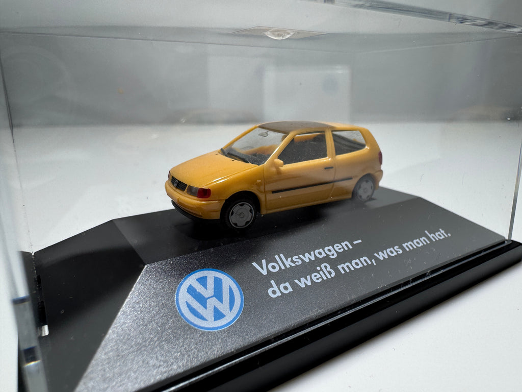 1:87 Herpa Händlermodelle Vw Volkswagen Polo 1994 Gelb OVP #412