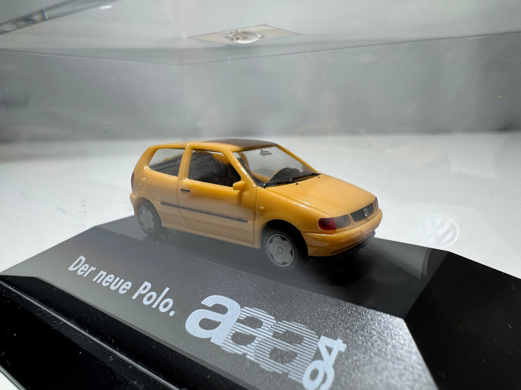 1:87 Herpa Händlermodelle Vw Volkswagen Polo 1994 Gelb OVP #412