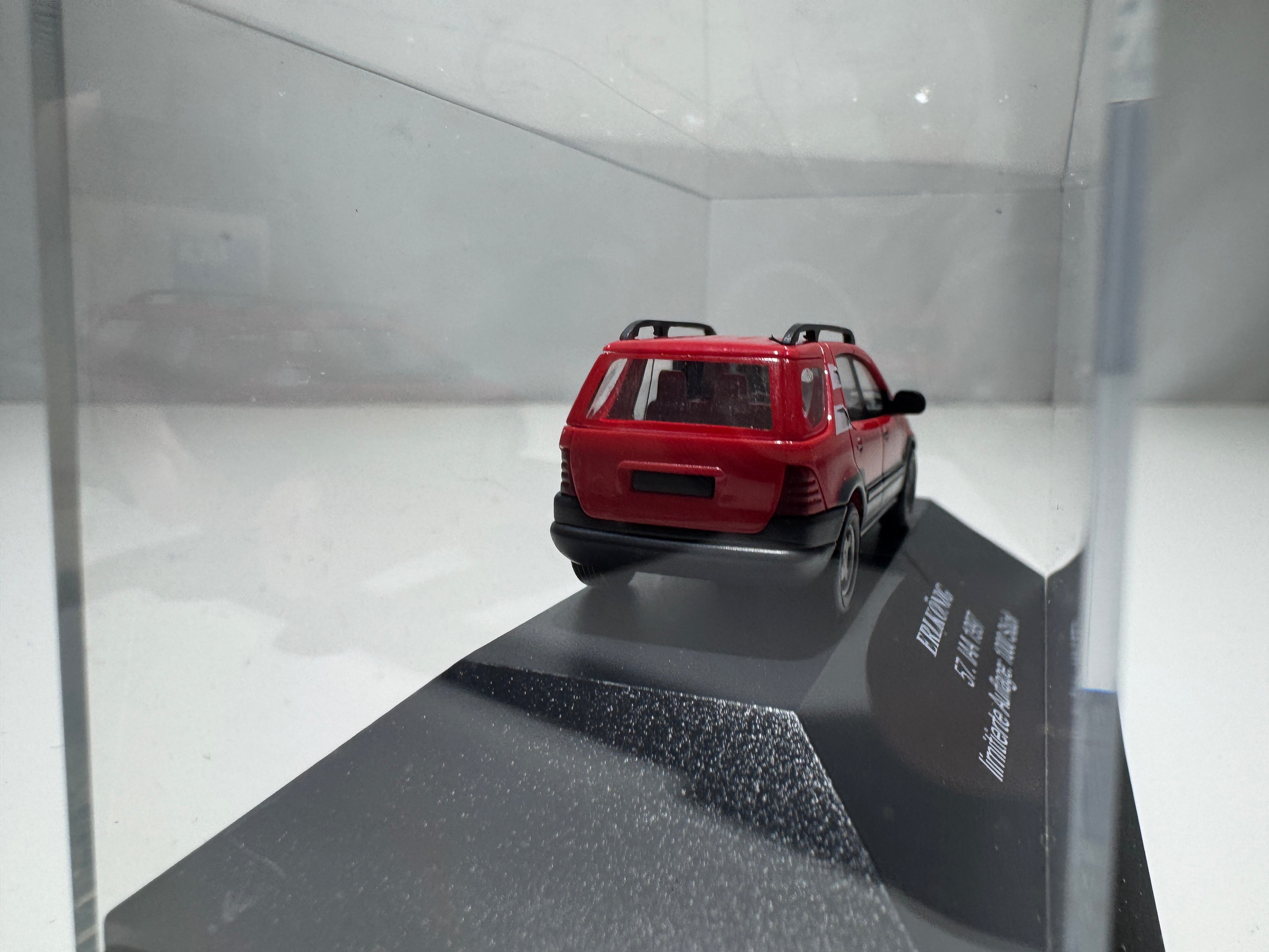 1:87 Busch Limited Edition Mercedes-Benz ML Erlkönig 57. IAA 1997 Rot OVP #413
