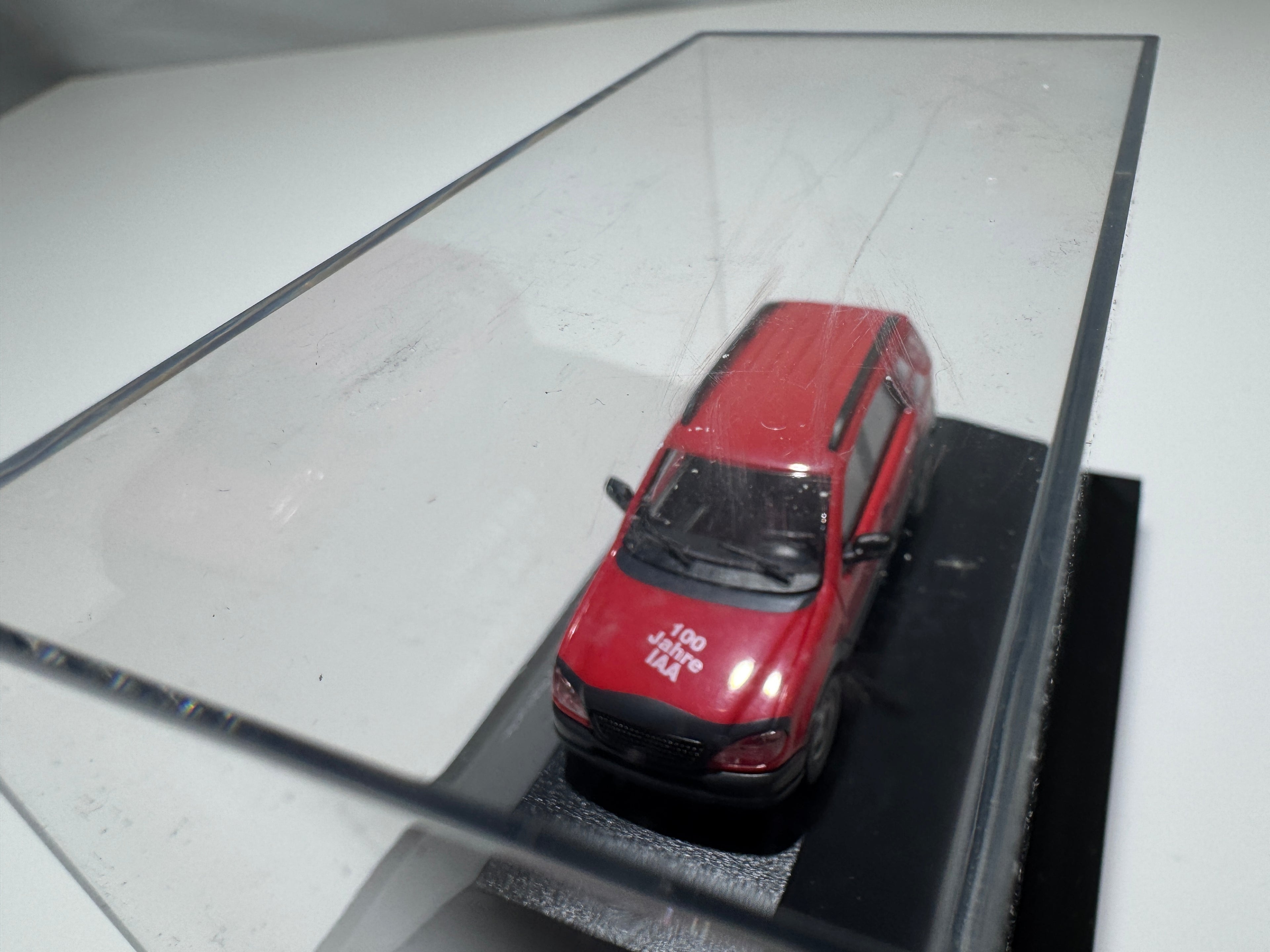 1:87 Busch Limited Edition Mercedes-Benz ML Erlkönig 57. IAA 1997 Rot OVP #413