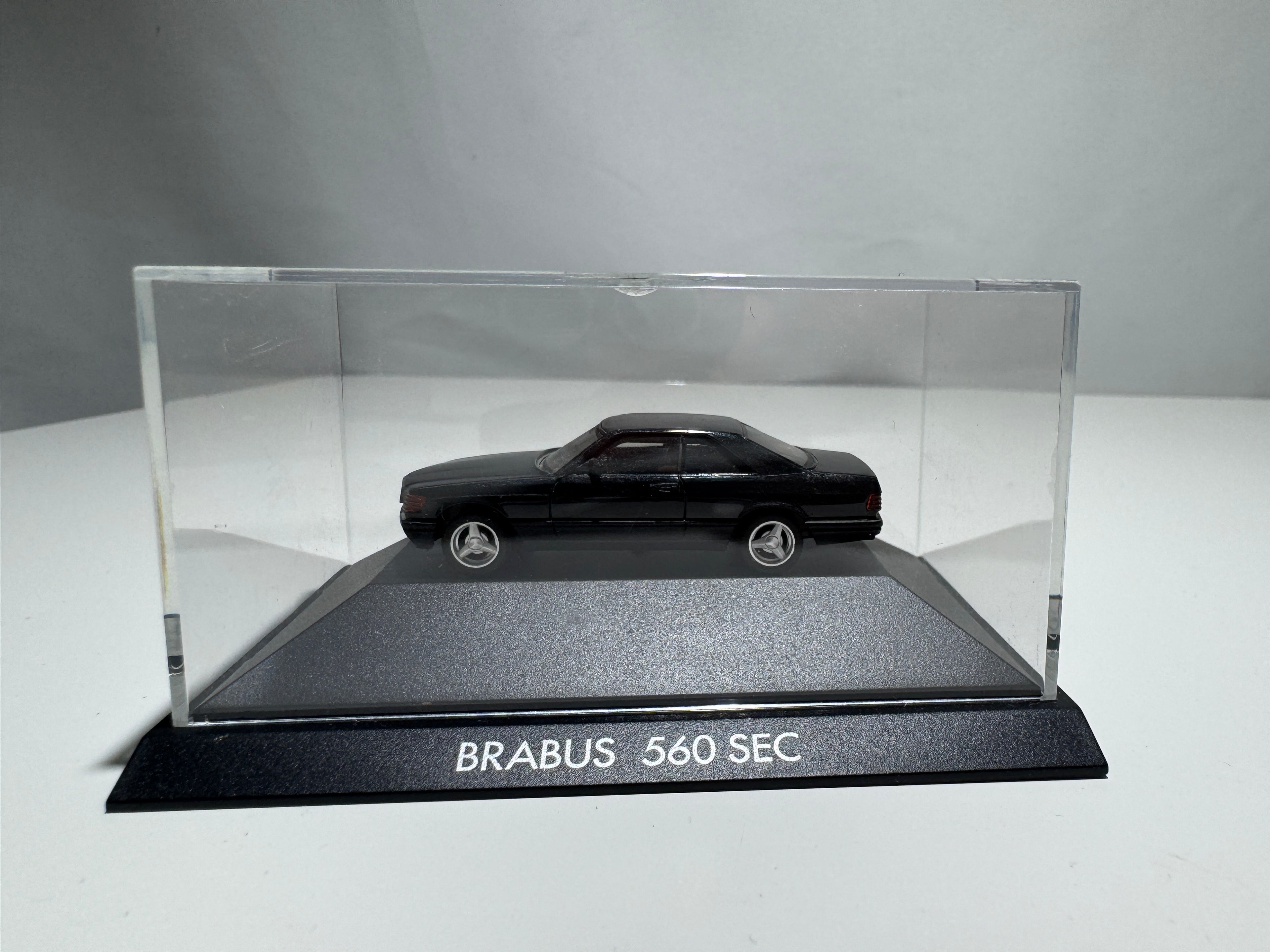 1:87 Herpa Private Collection Mercedes-Benz Brabus 560 SEC Schwarz OVP #421