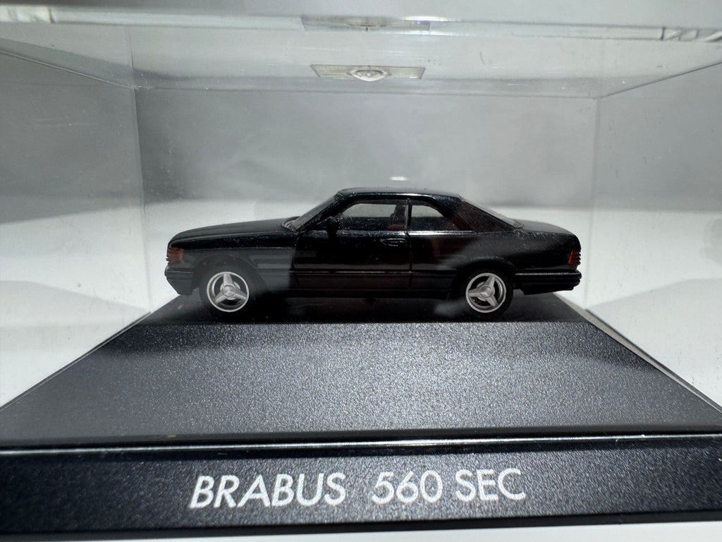 1:87 Herpa Private Collection Mercedes-Benz Brabus 560 SEC Schwarz OVP #421